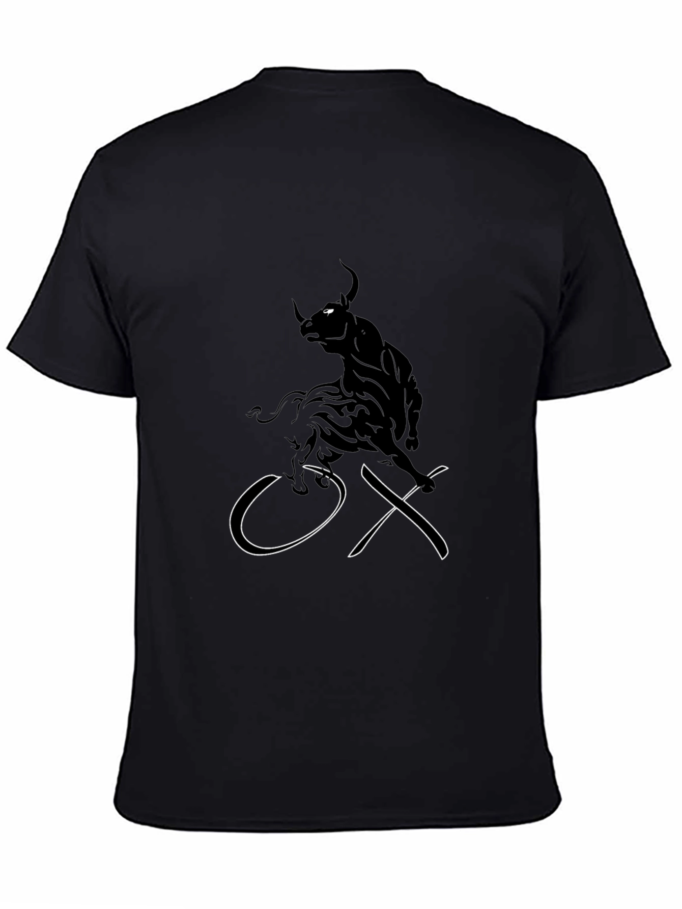 Black Bull T-Shirt - Ox Design