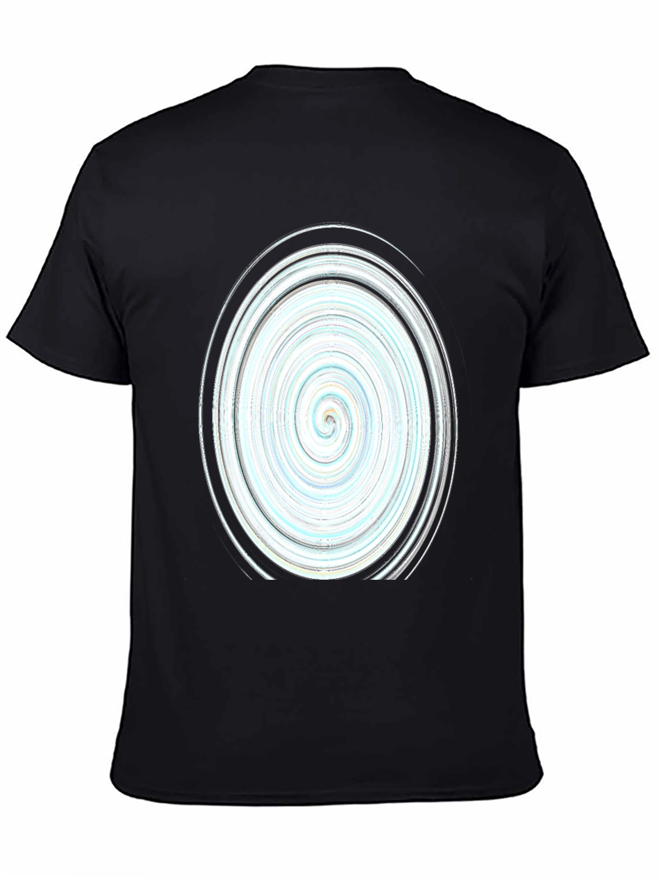 Swirl Graphic Black Tee