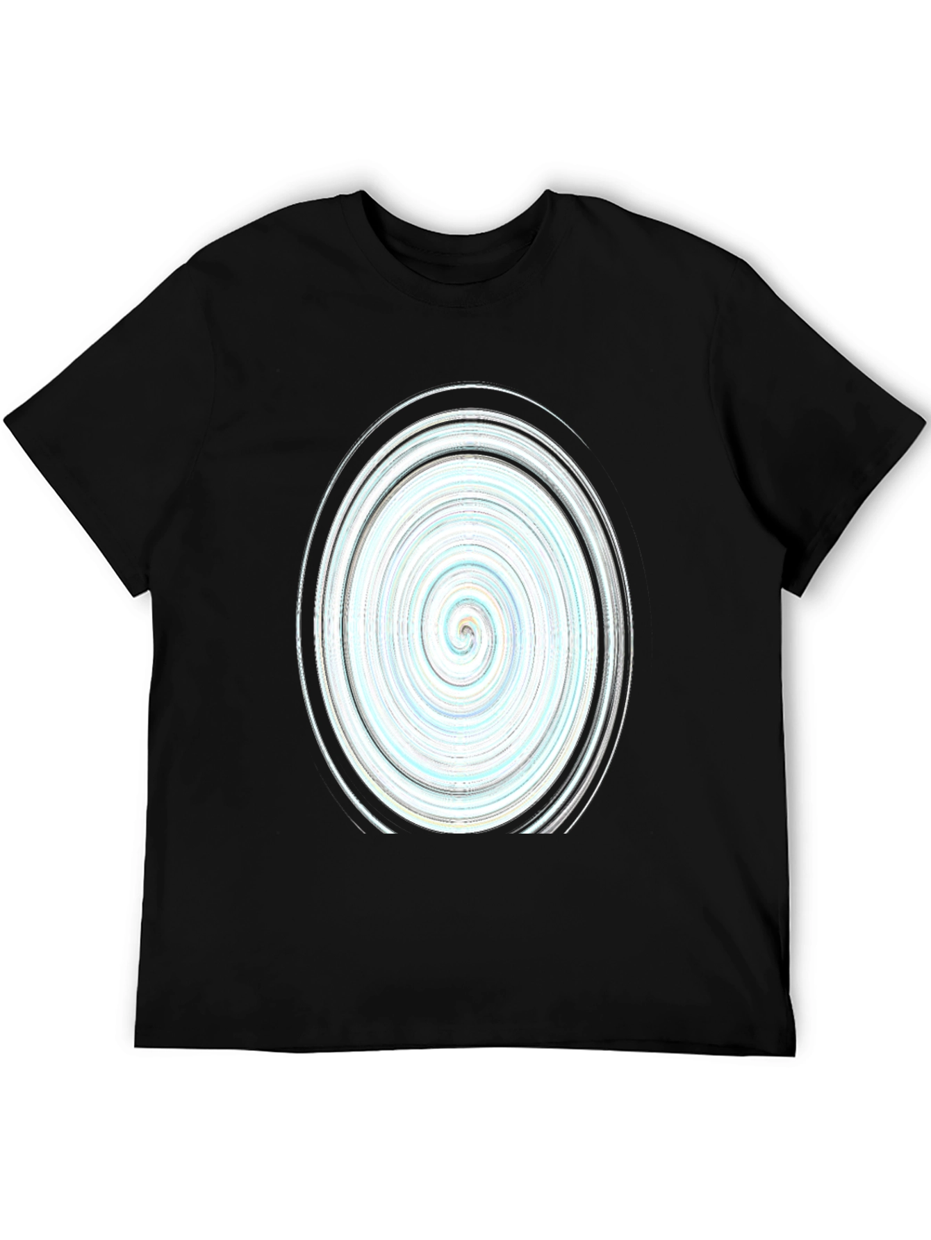 Swirl Graphic Black Tee