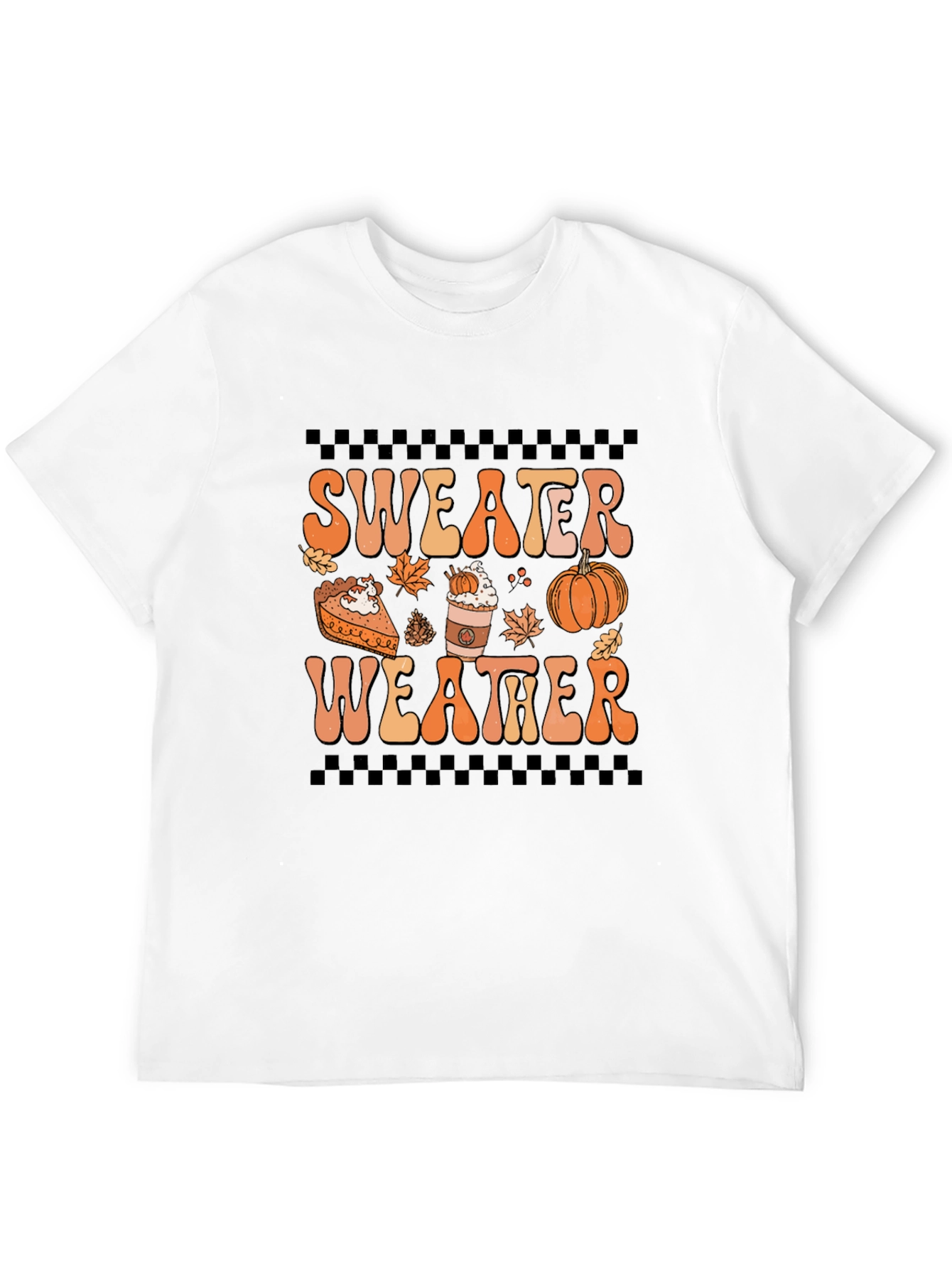 Sweater Weather Graphic Tee - Autumn Vibes