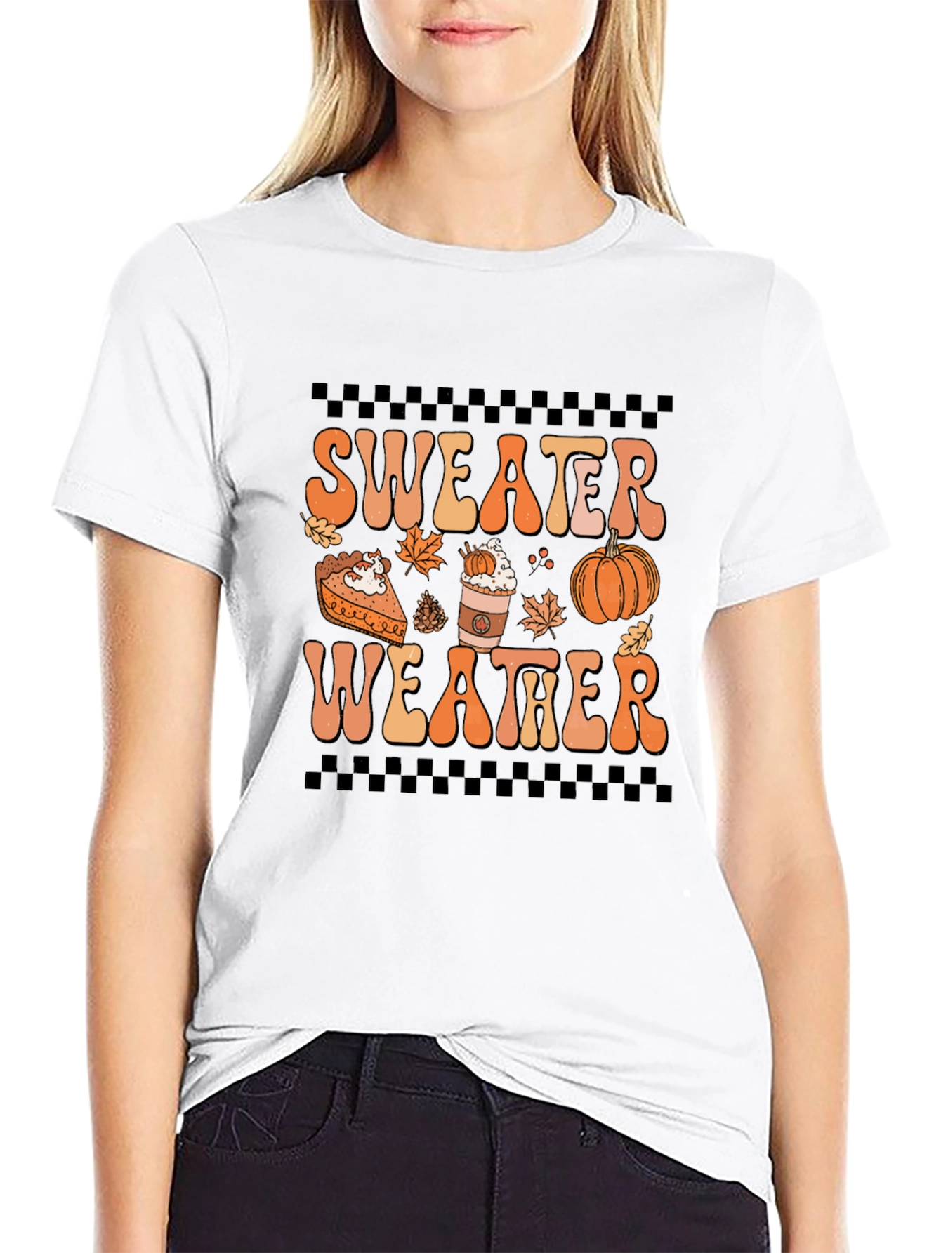 Sweater Weather Graphic Tee - Autumn Vibes
