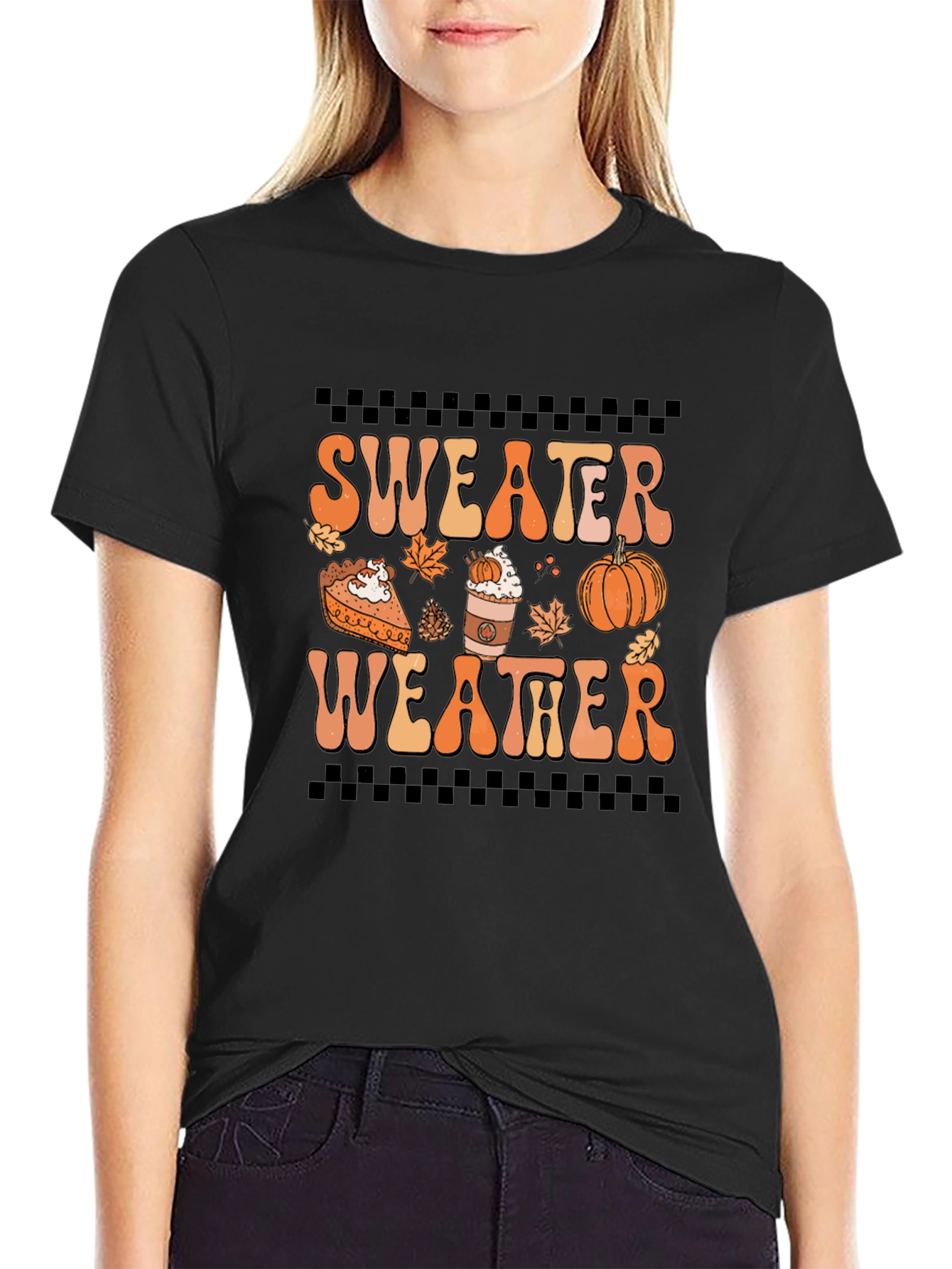 Sweater Weather Graphic Tee - Autumn Vibes