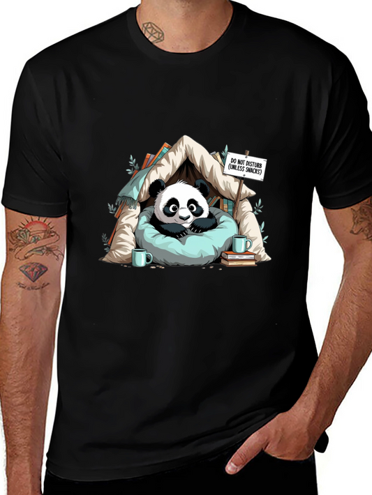Cozy Panda Tee - Do Not Disturb (Unless Snacks) T-Shirt