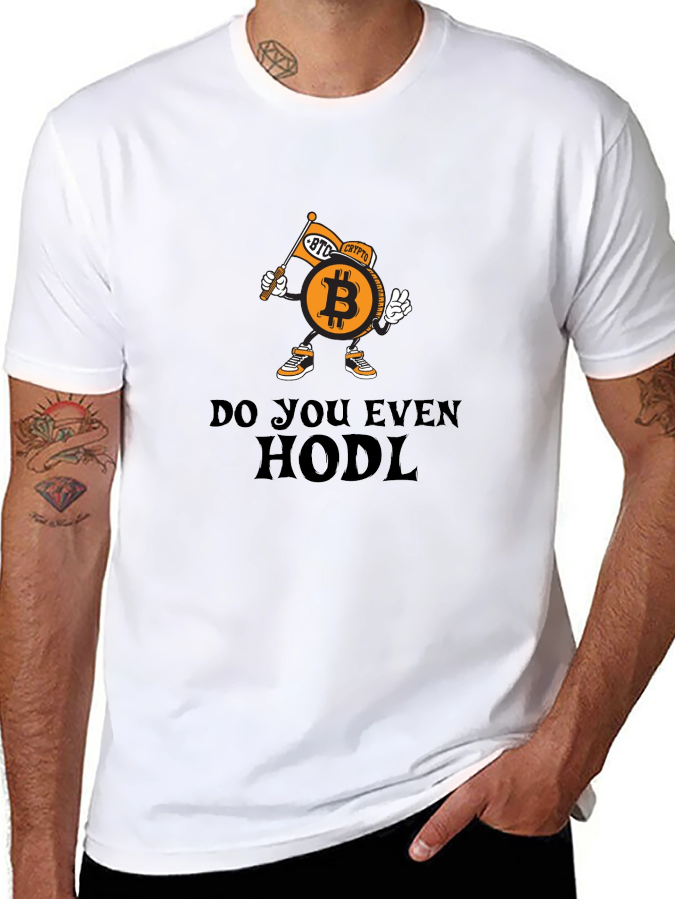 Bitcoin HODL T-Shirt - Crypto Enthusiast Apparel