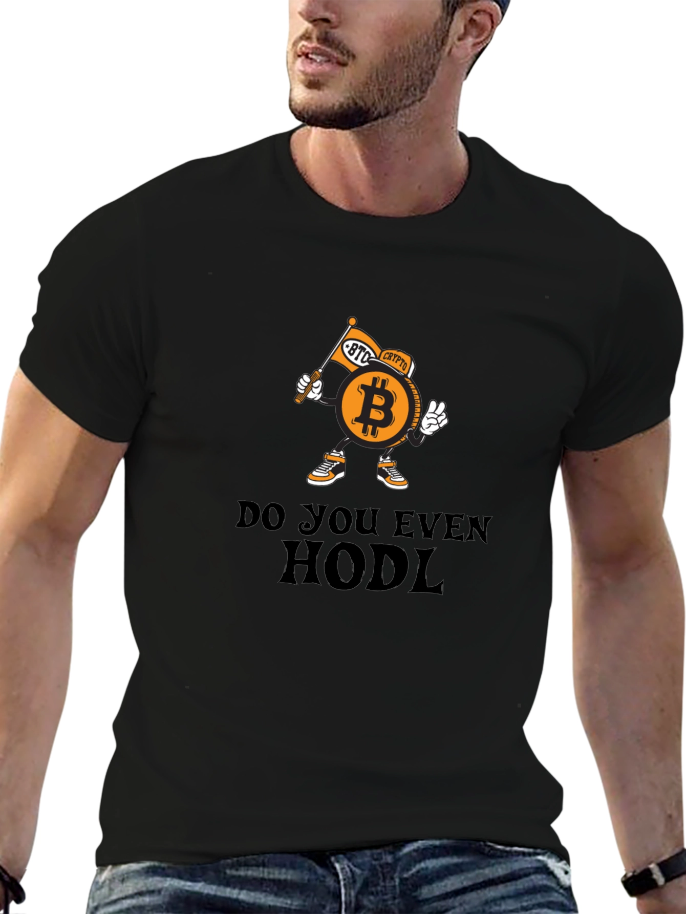 Bitcoin HODL T-Shirt - Crypto Enthusiast Apparel