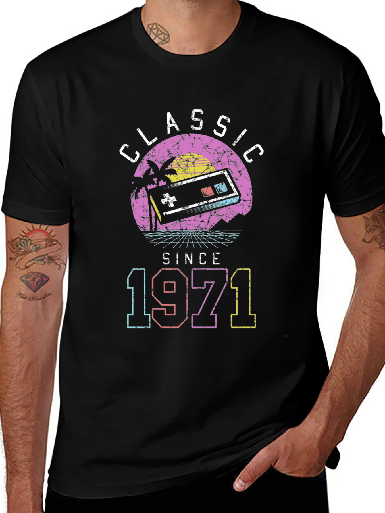 Classic Since 1971 Retro Gaming T-Shirt