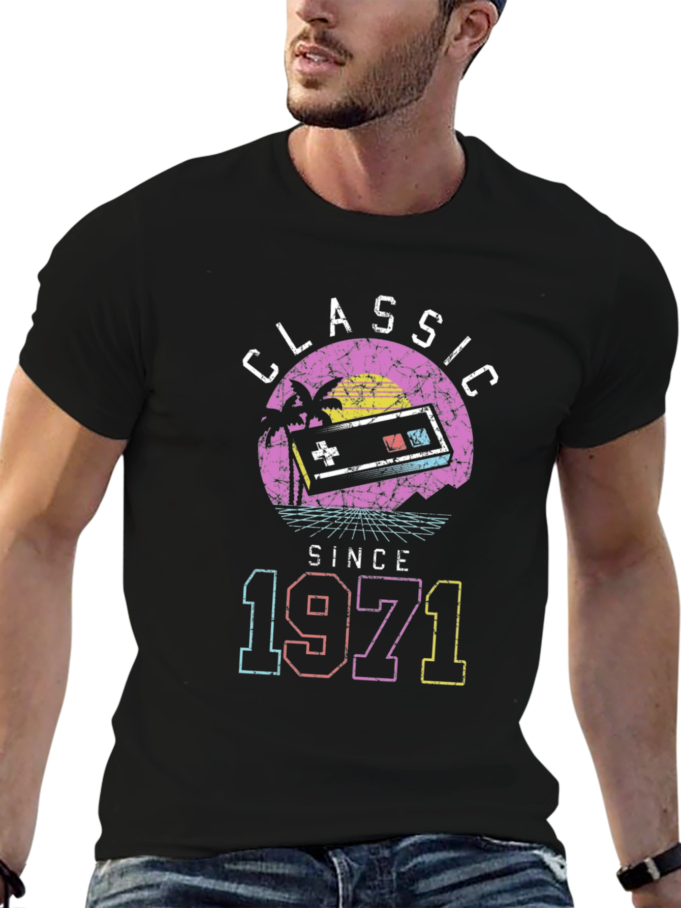 Classic Since 1971 Retro Gaming T-Shirt