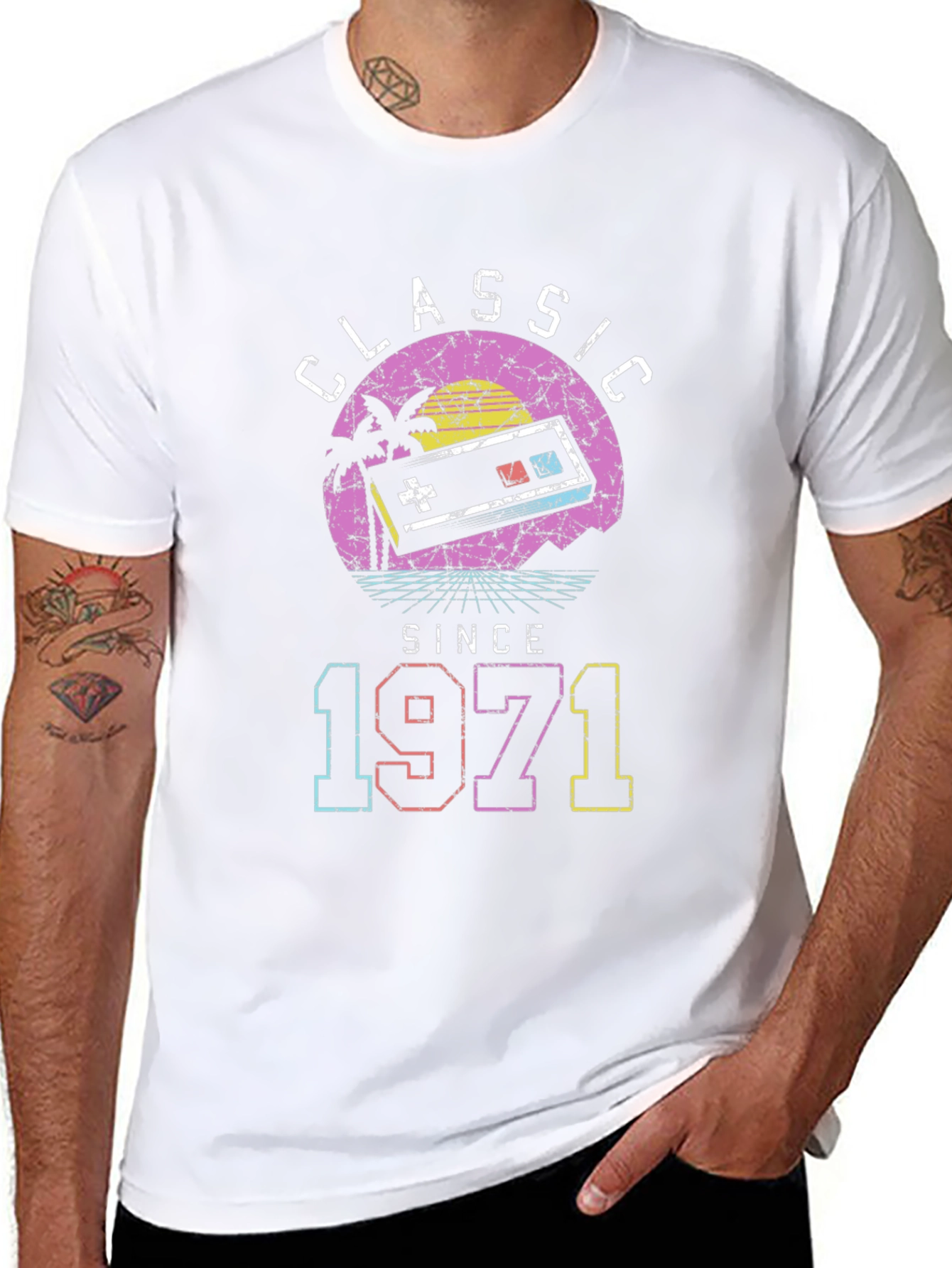 Classic Since 1971 Retro Gaming T-Shirt