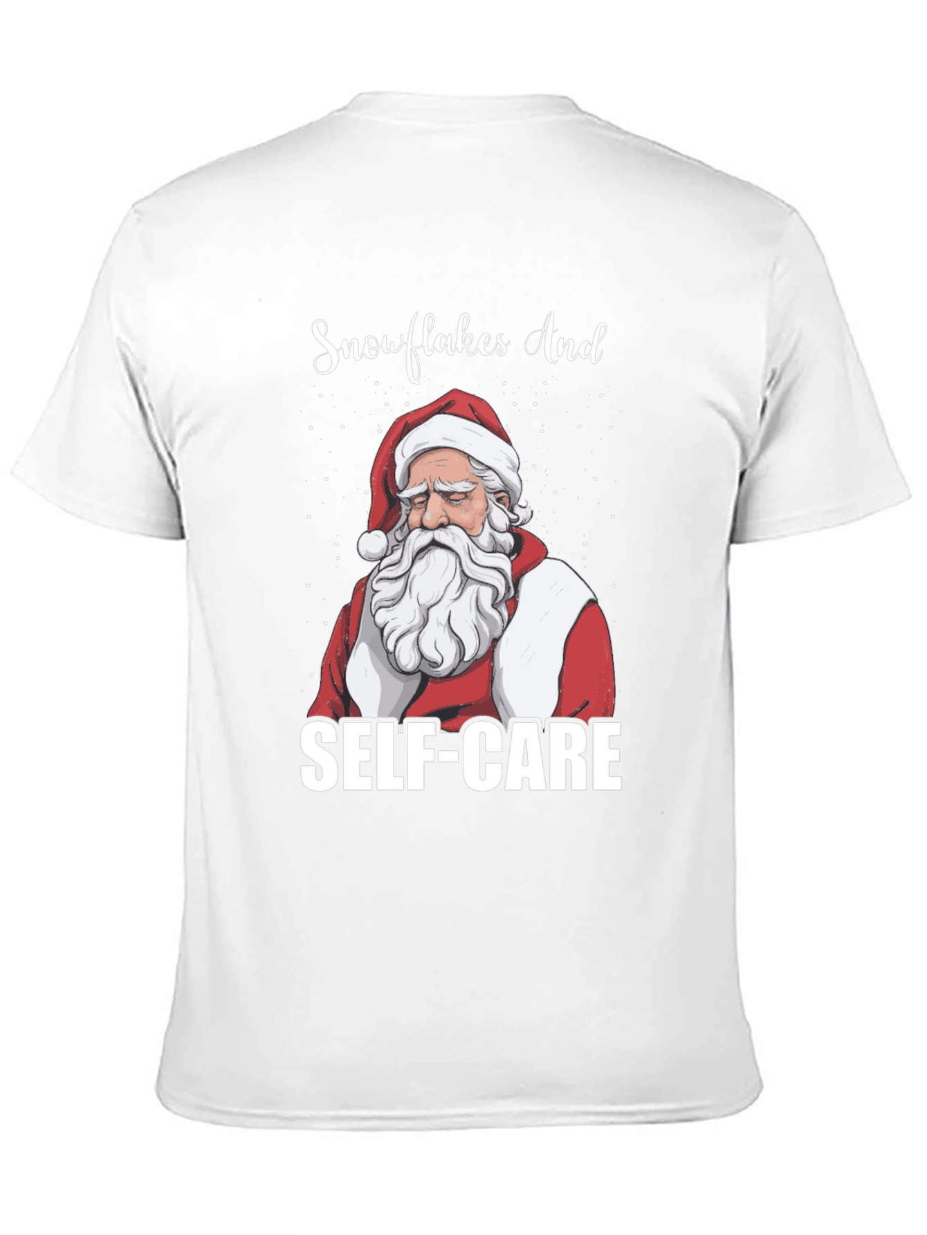 Santa Self-Care T-Shirt - Holiday Relaxation