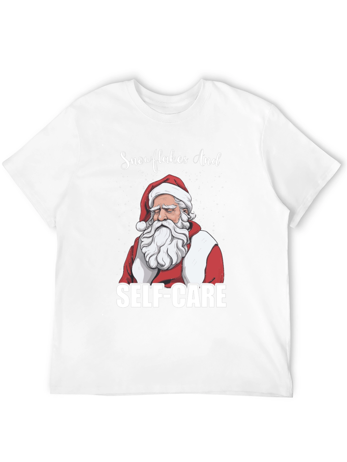 Santa Self-Care T-Shirt - Holiday Relaxation