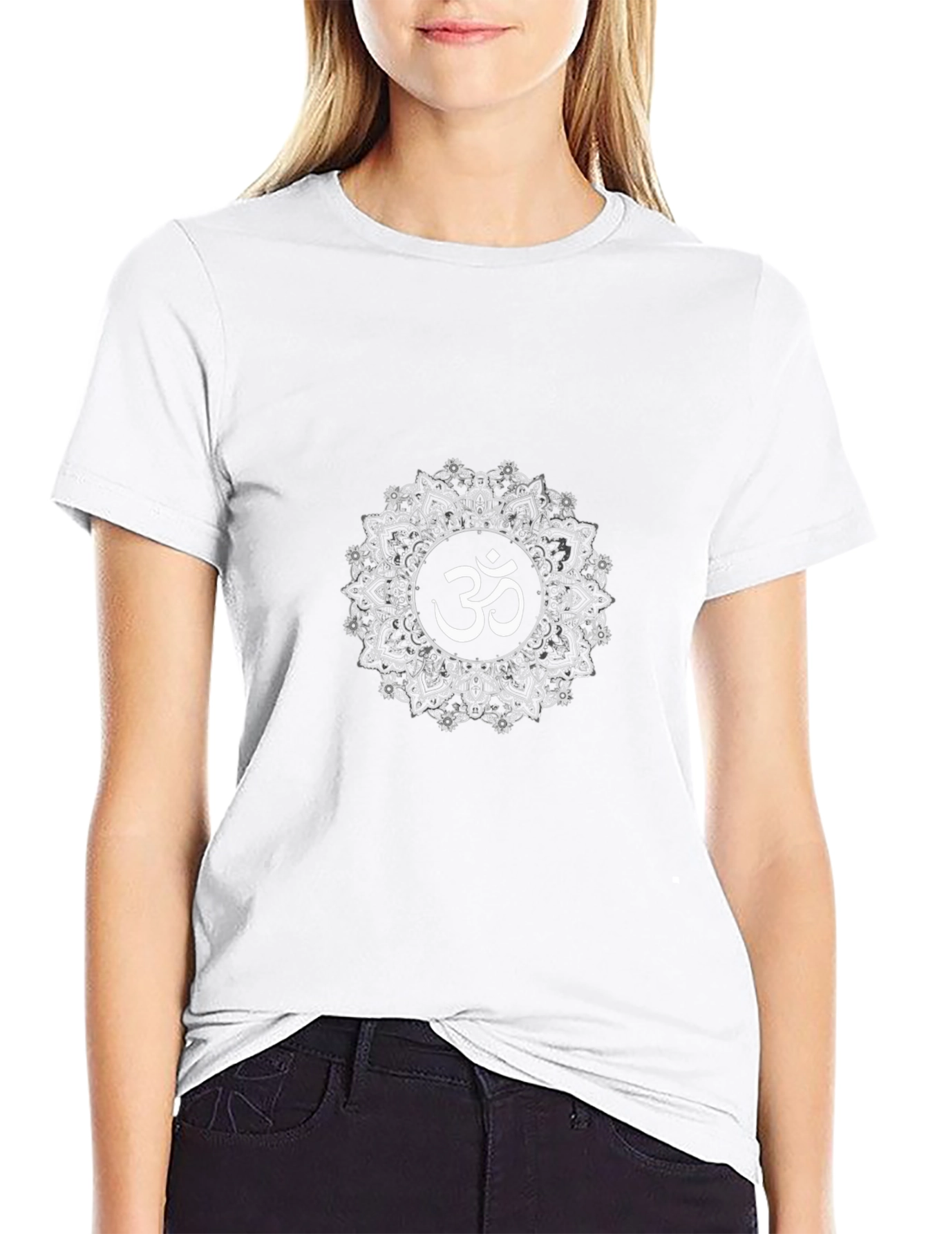 Om Mandala T-Shirt - Black