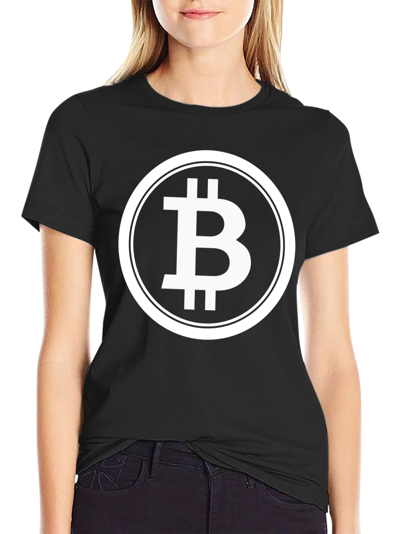 Bitcoin Logo T-Shirt - Black Crypto Tee