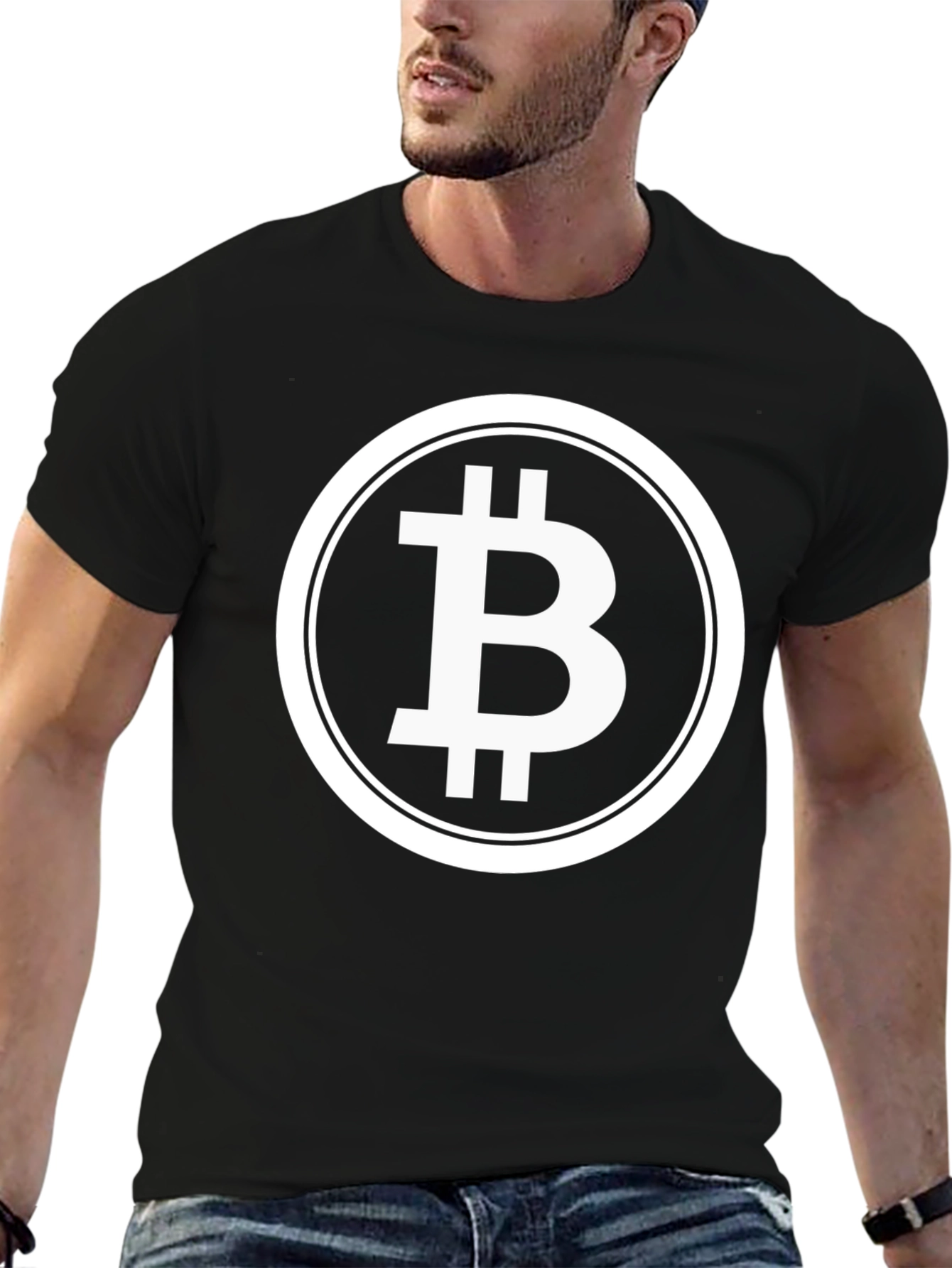 Bitcoin Logo T-Shirt - Black Crypto Tee