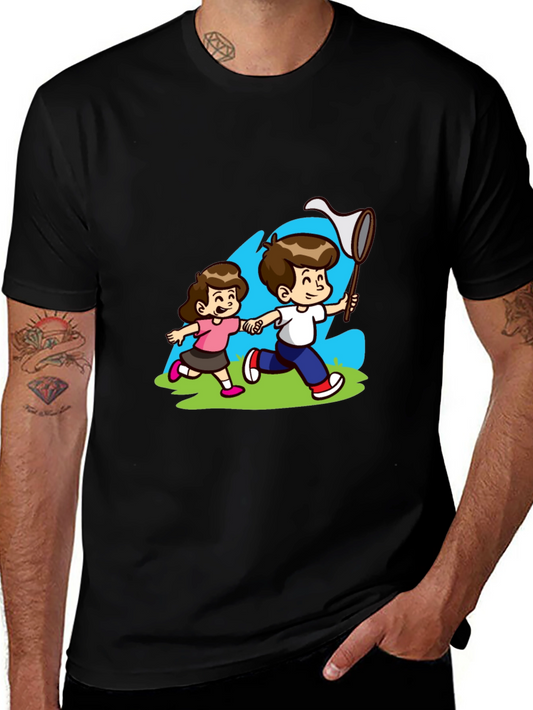 Cartoon Kids Graphic T-Shirt Fun Youth Apparel