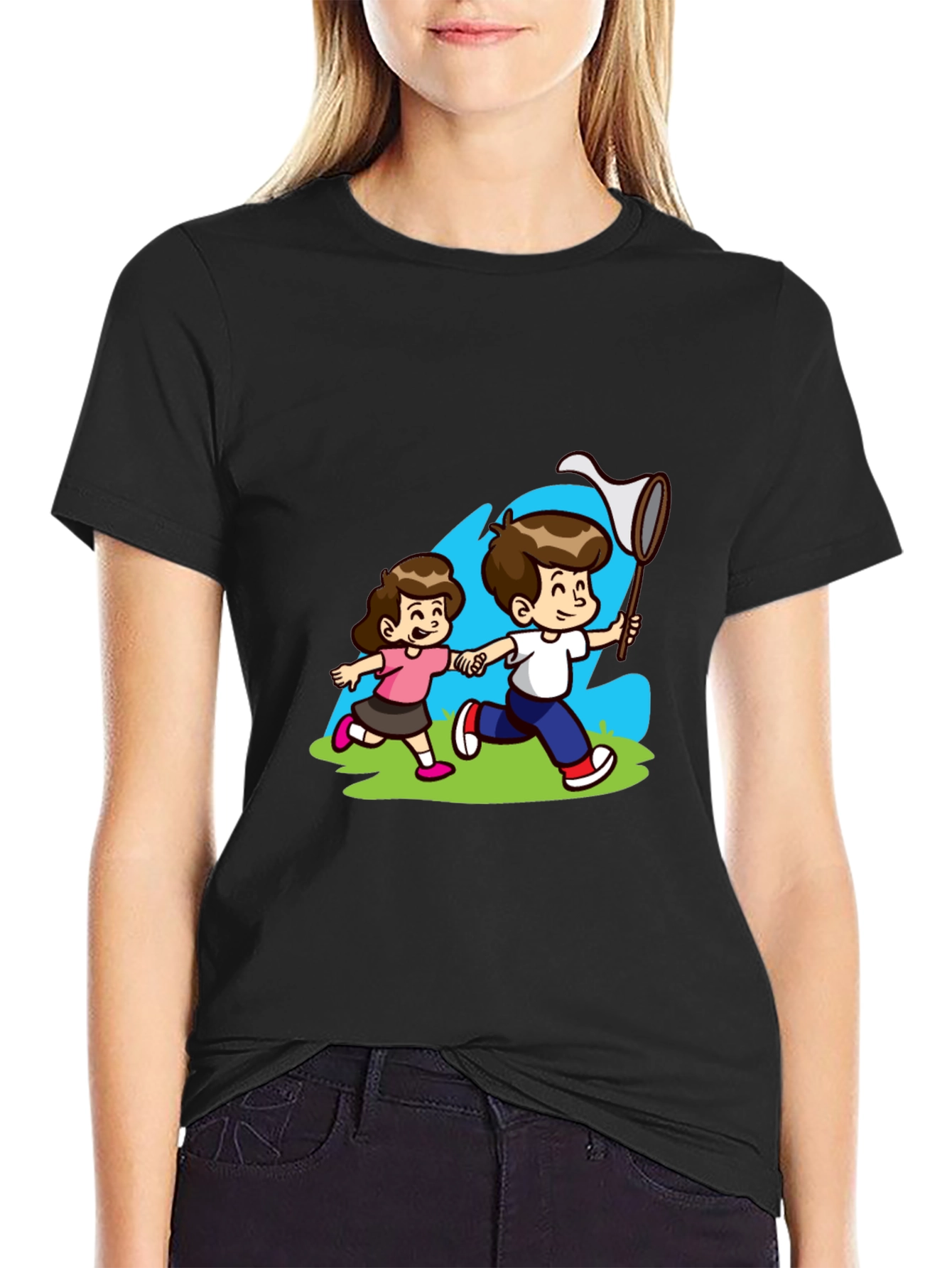 Cartoon Kids Graphic T-Shirt Fun Youth Apparel