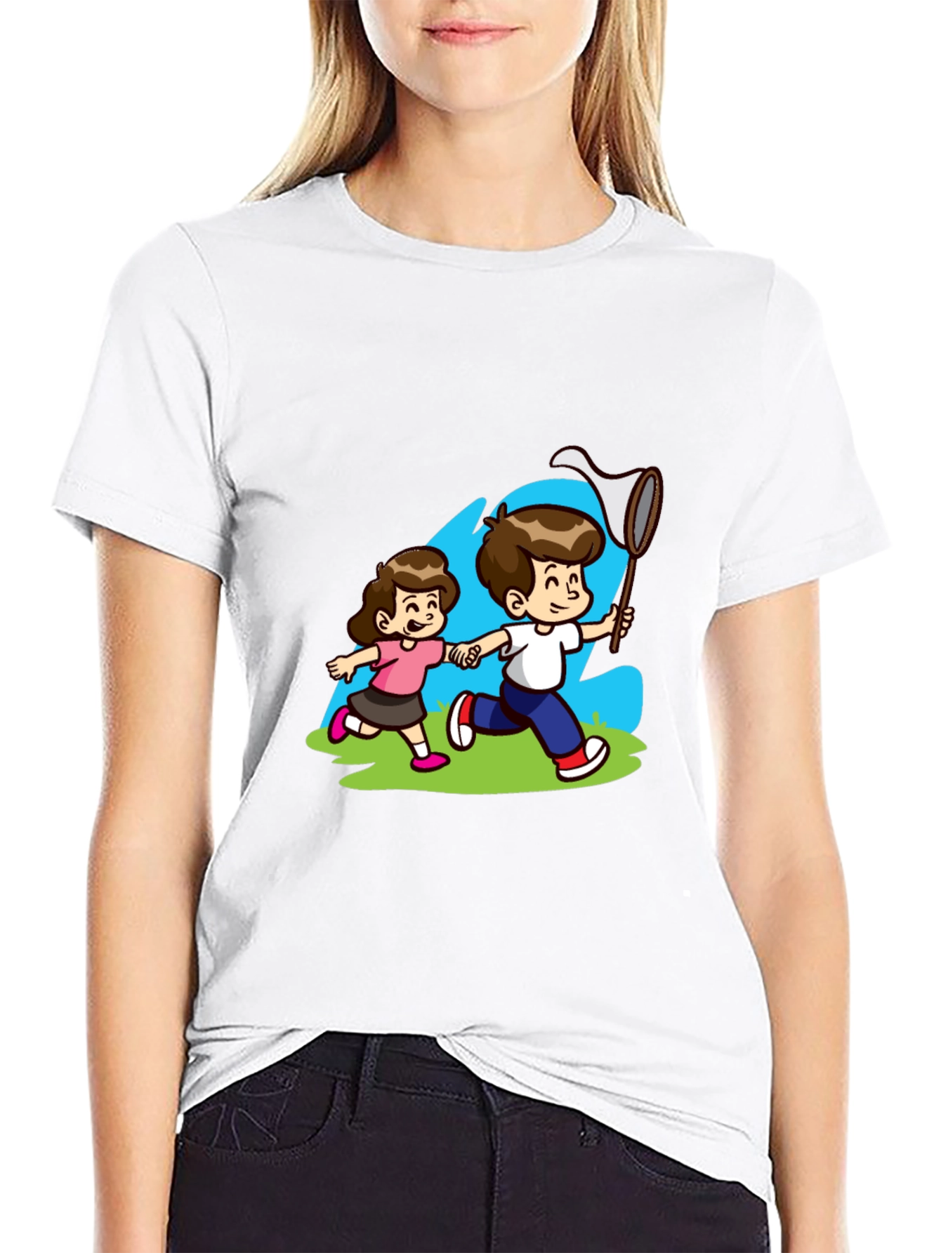Cartoon Kids Graphic T-Shirt Fun Youth Apparel