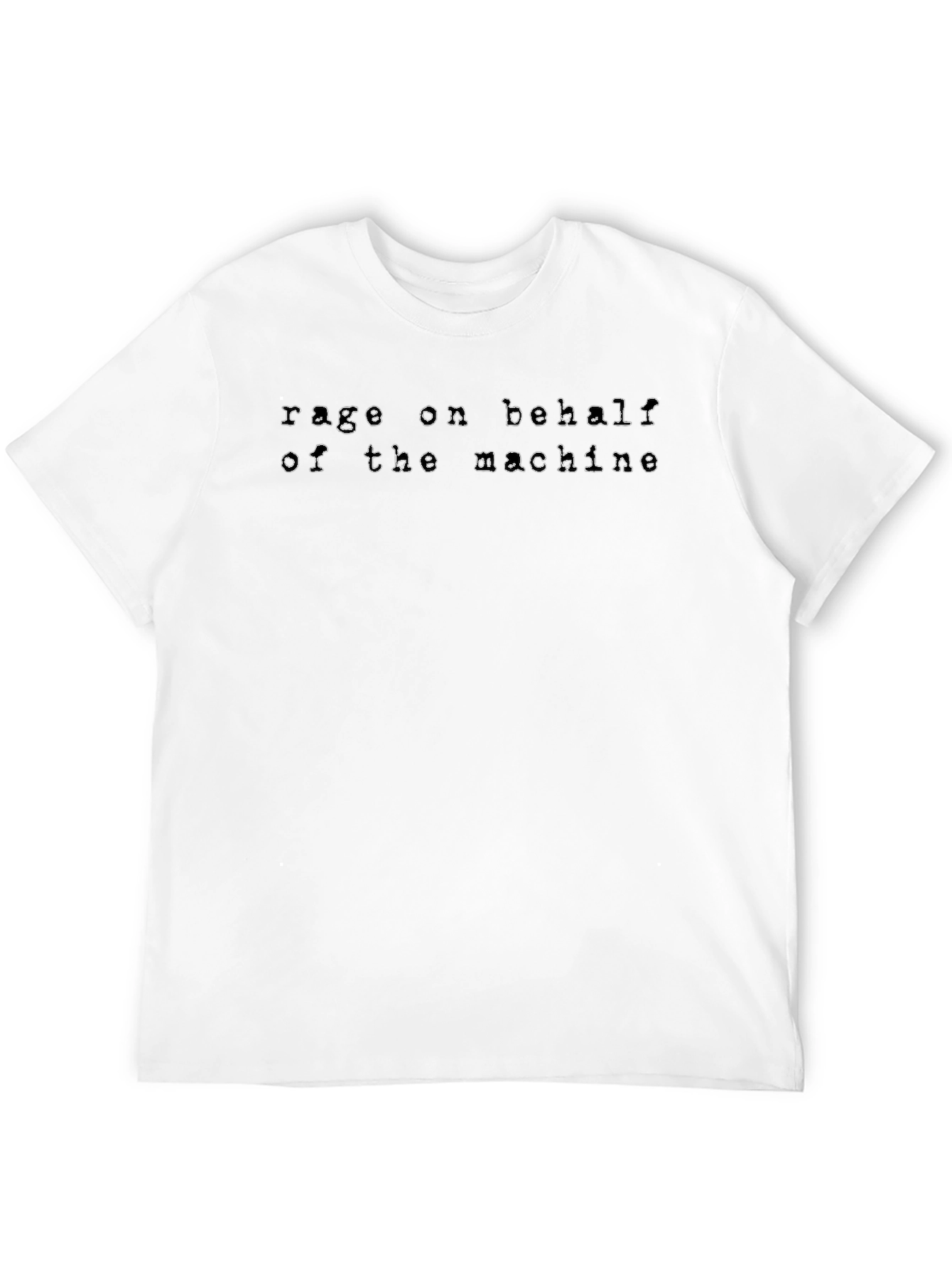 Rage On Behalf Of The Machine Graphic Tee