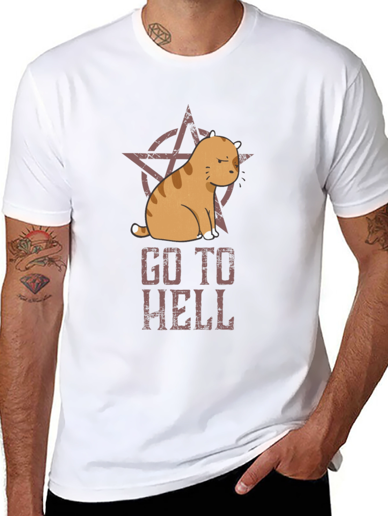 Go To Hell Cat T-Shirt - Unisex