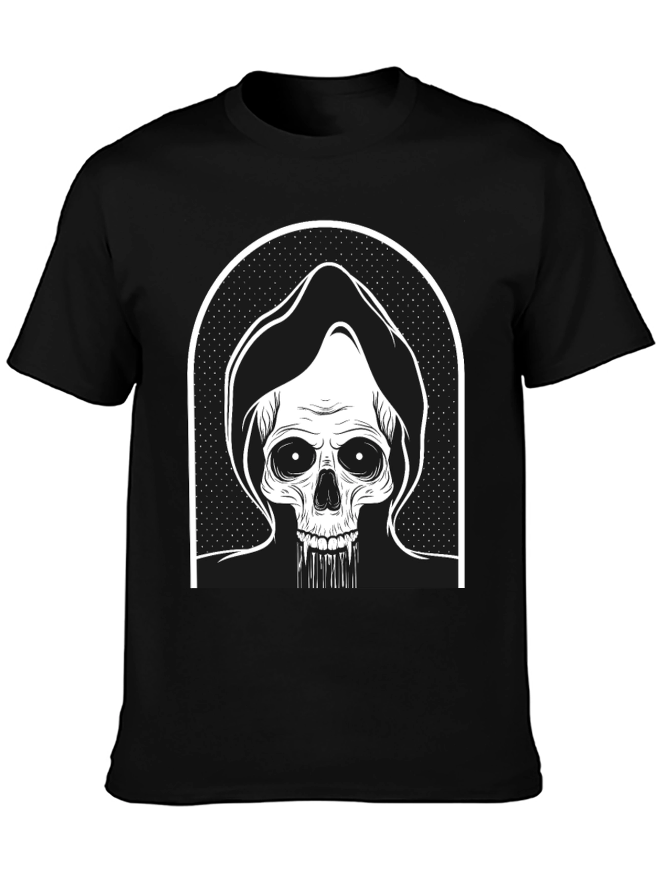 Grim Reaper Graphic Tee - Black