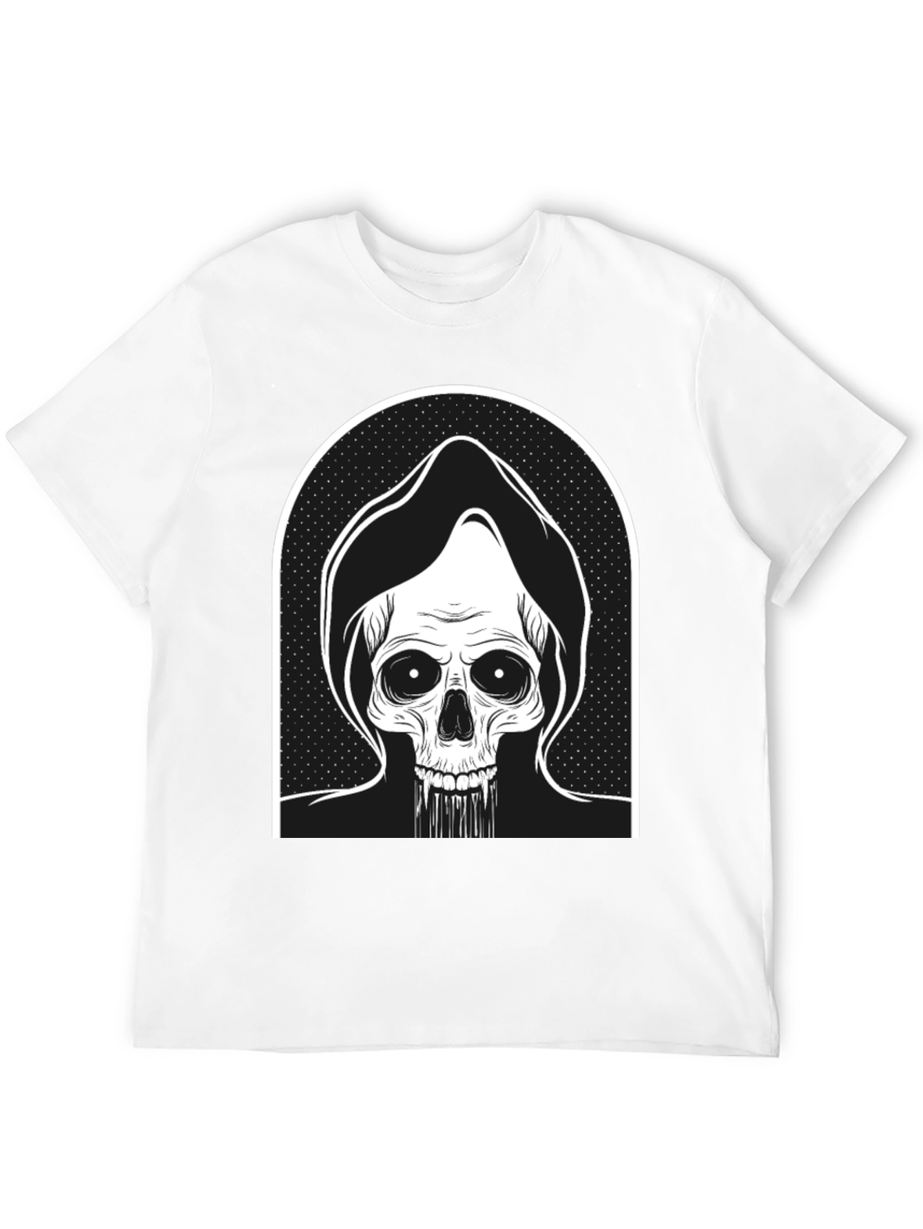 Grim Reaper Graphic Tee - Black