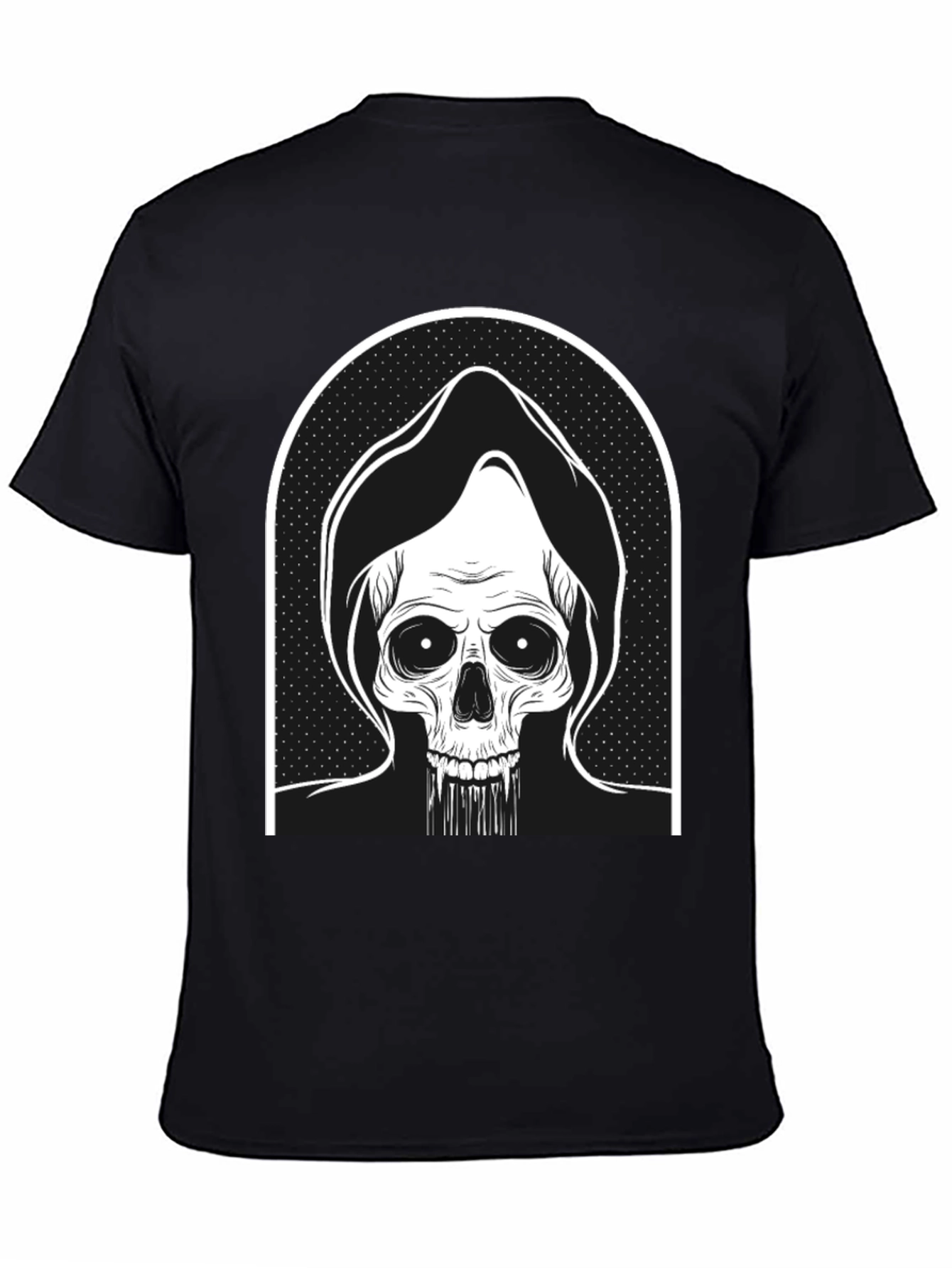 Grim Reaper Graphic Tee - Black