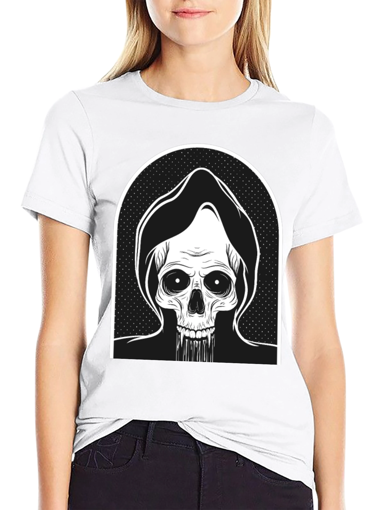 Grim Reaper Graphic Tee - Black
