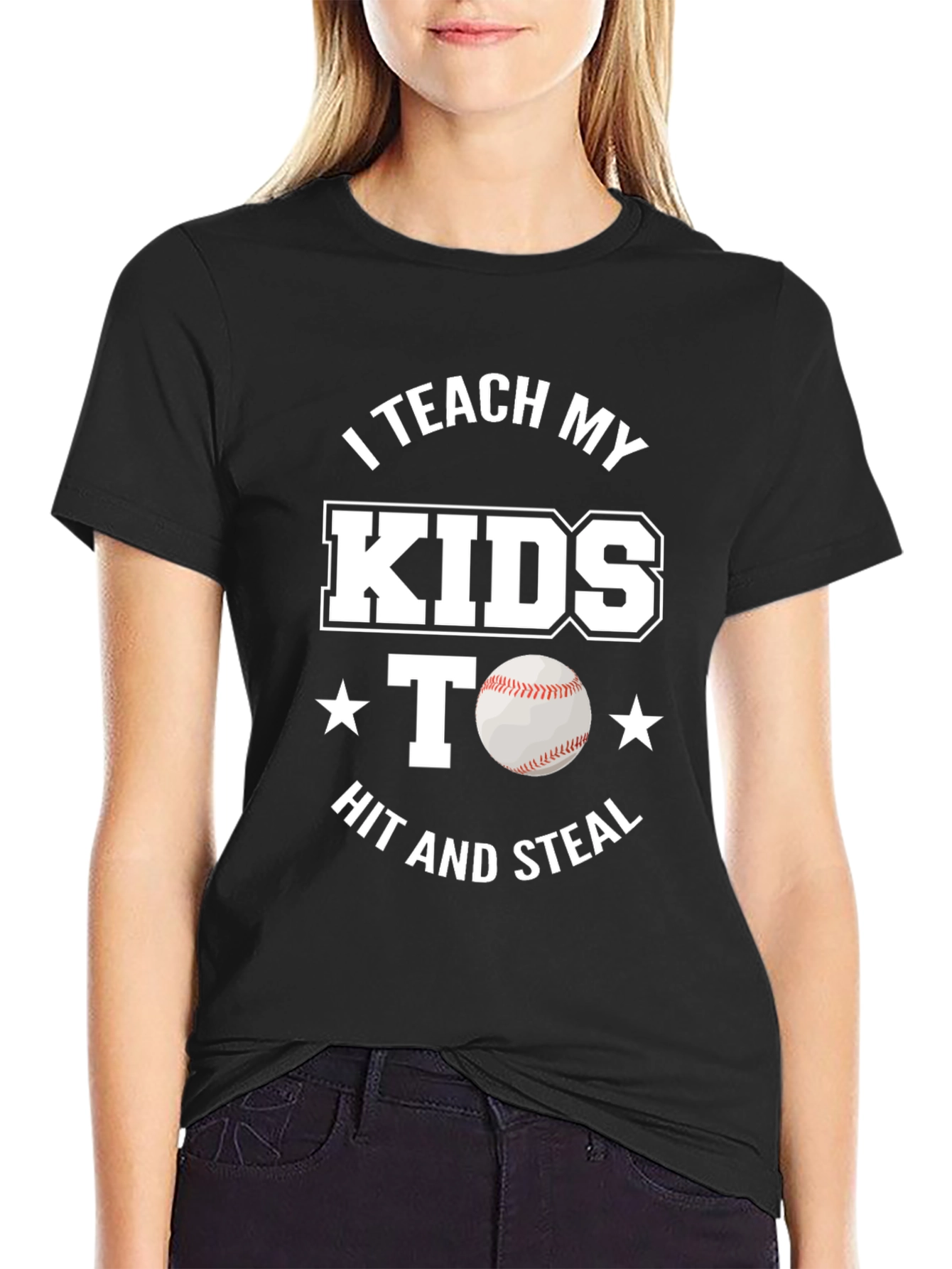 I Teach My Kids Baseball T-Shirt