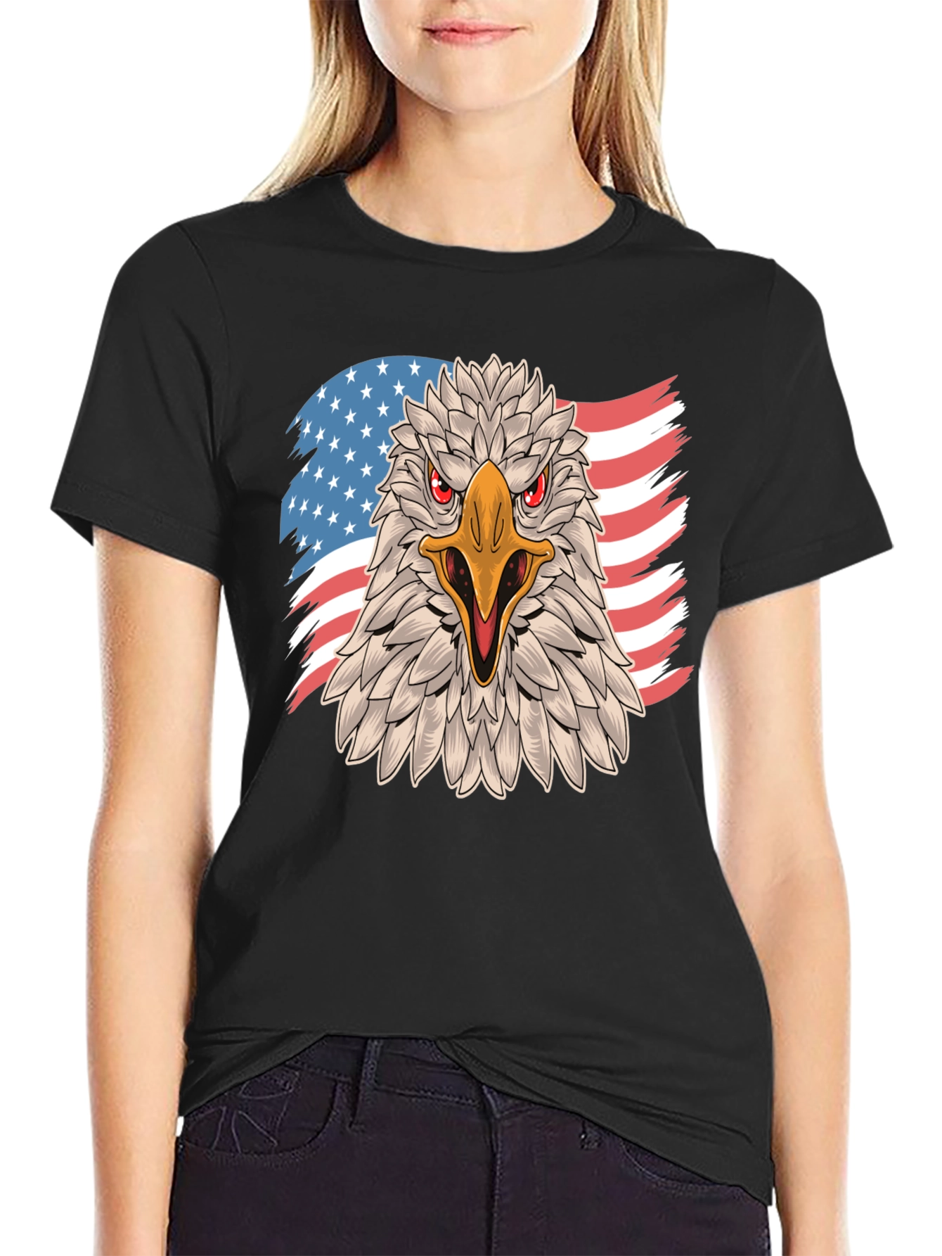 American Eagle Graphic T-Shirt - Patriotic Design