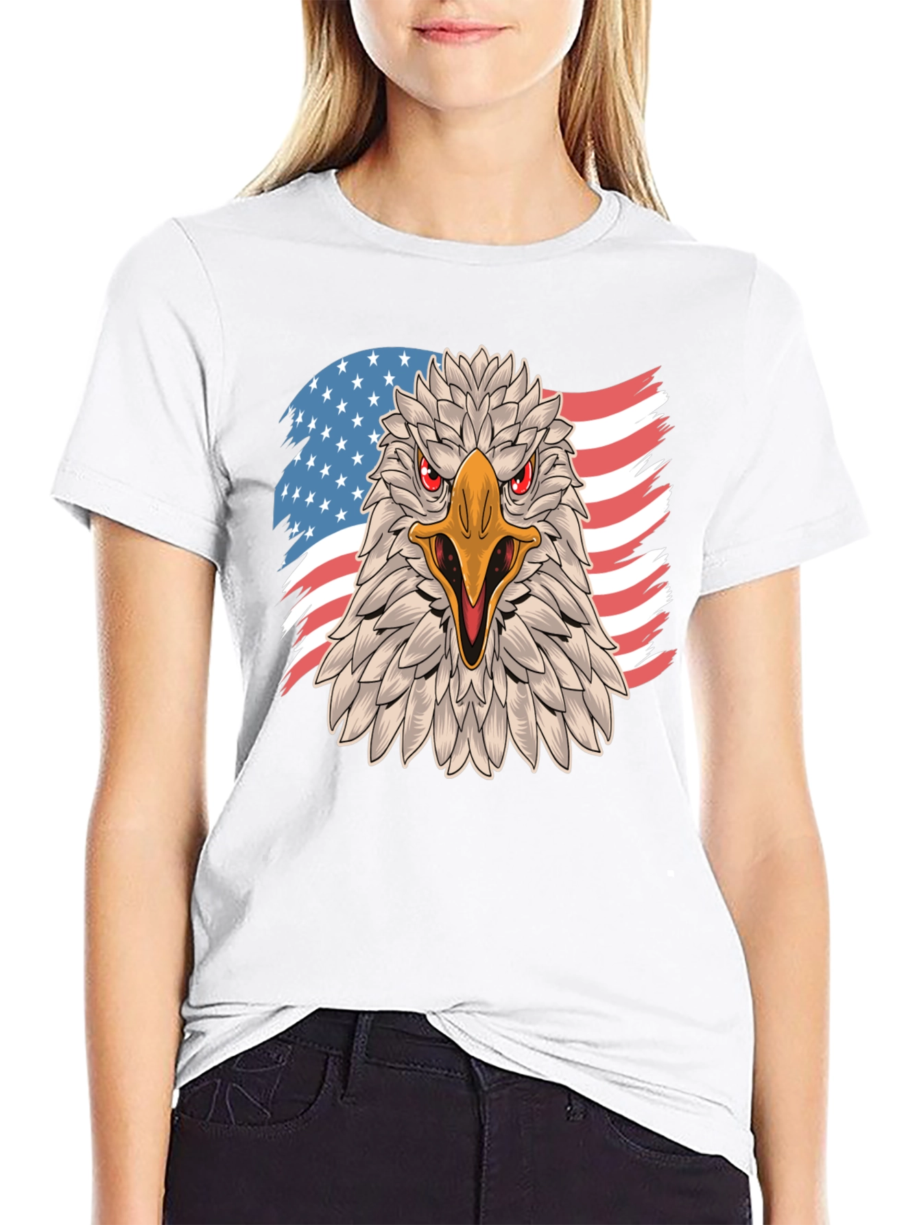 American Eagle Graphic T-Shirt - Patriotic Design