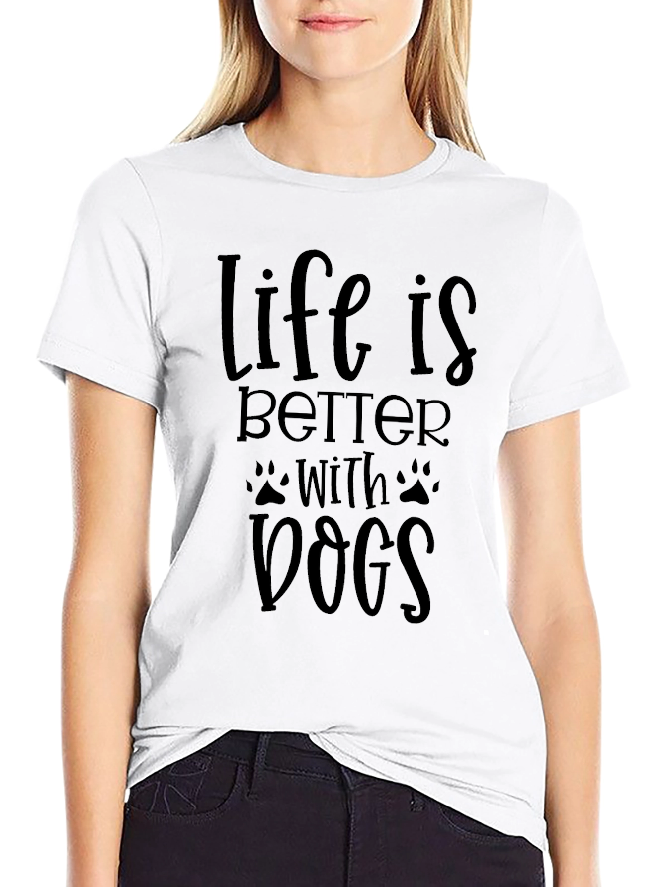 Life is Better with Dogs Graphic Tee