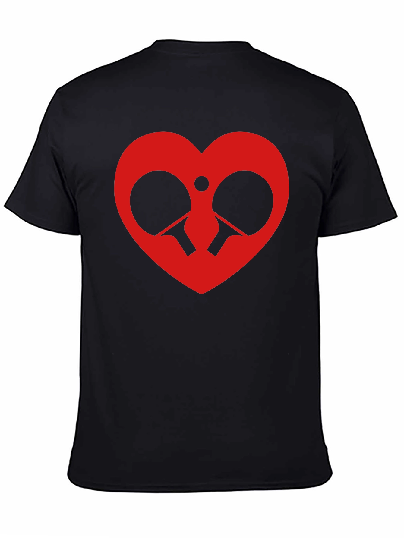Ping Pong Heart T-Shirt - Love Table Tennis!