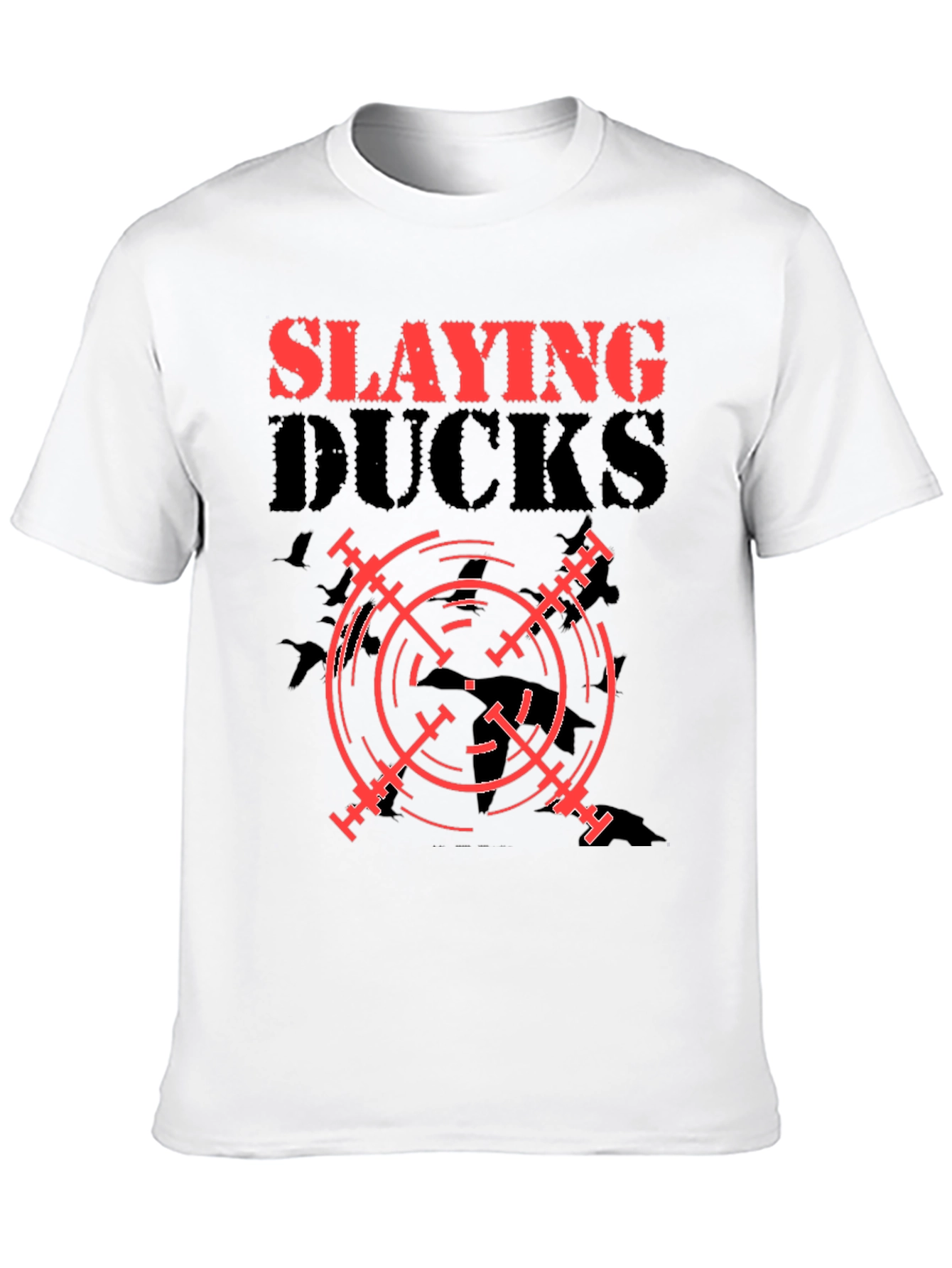 Slaying Ducks Black Graphic Tee
