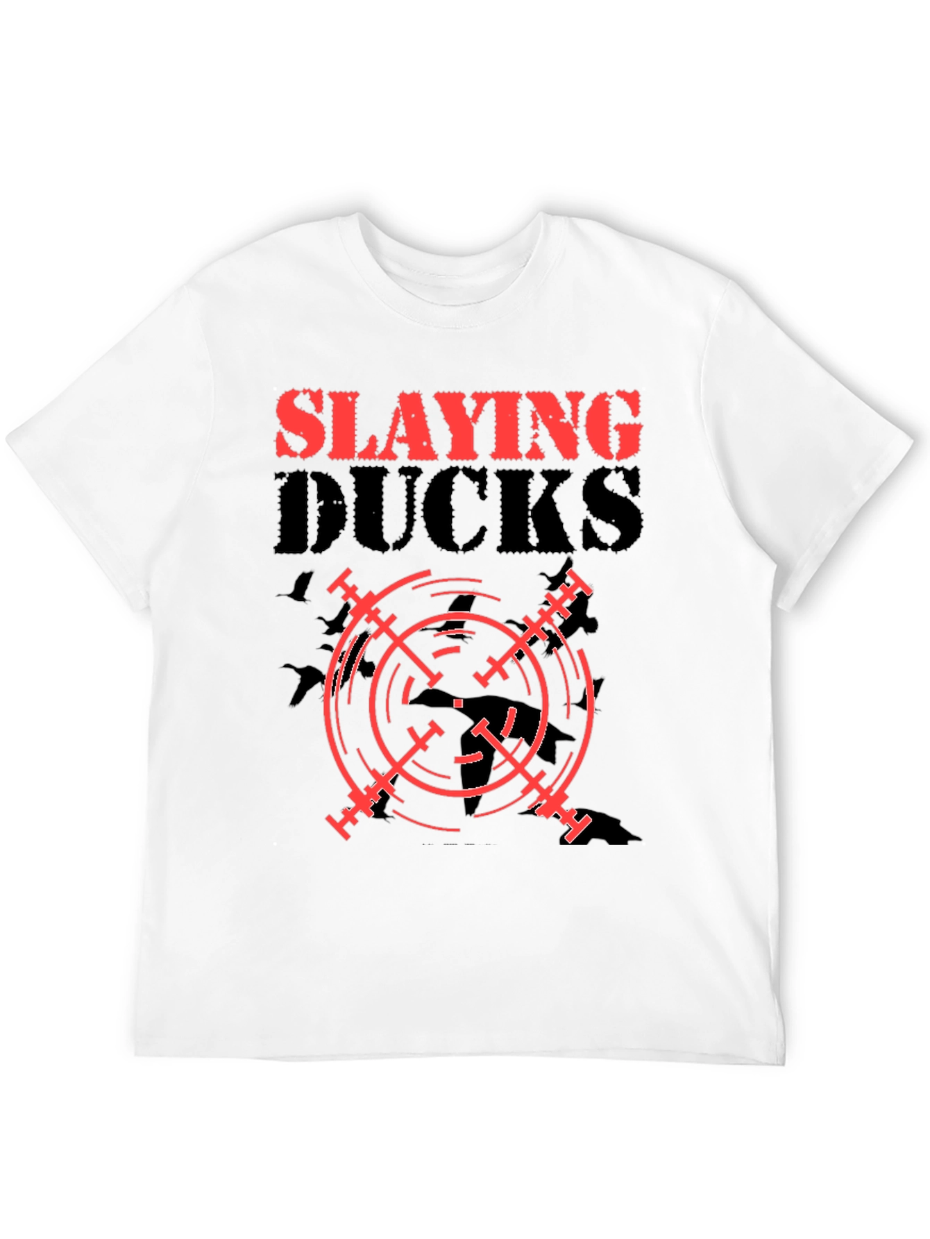 Slaying Ducks Black Graphic Tee