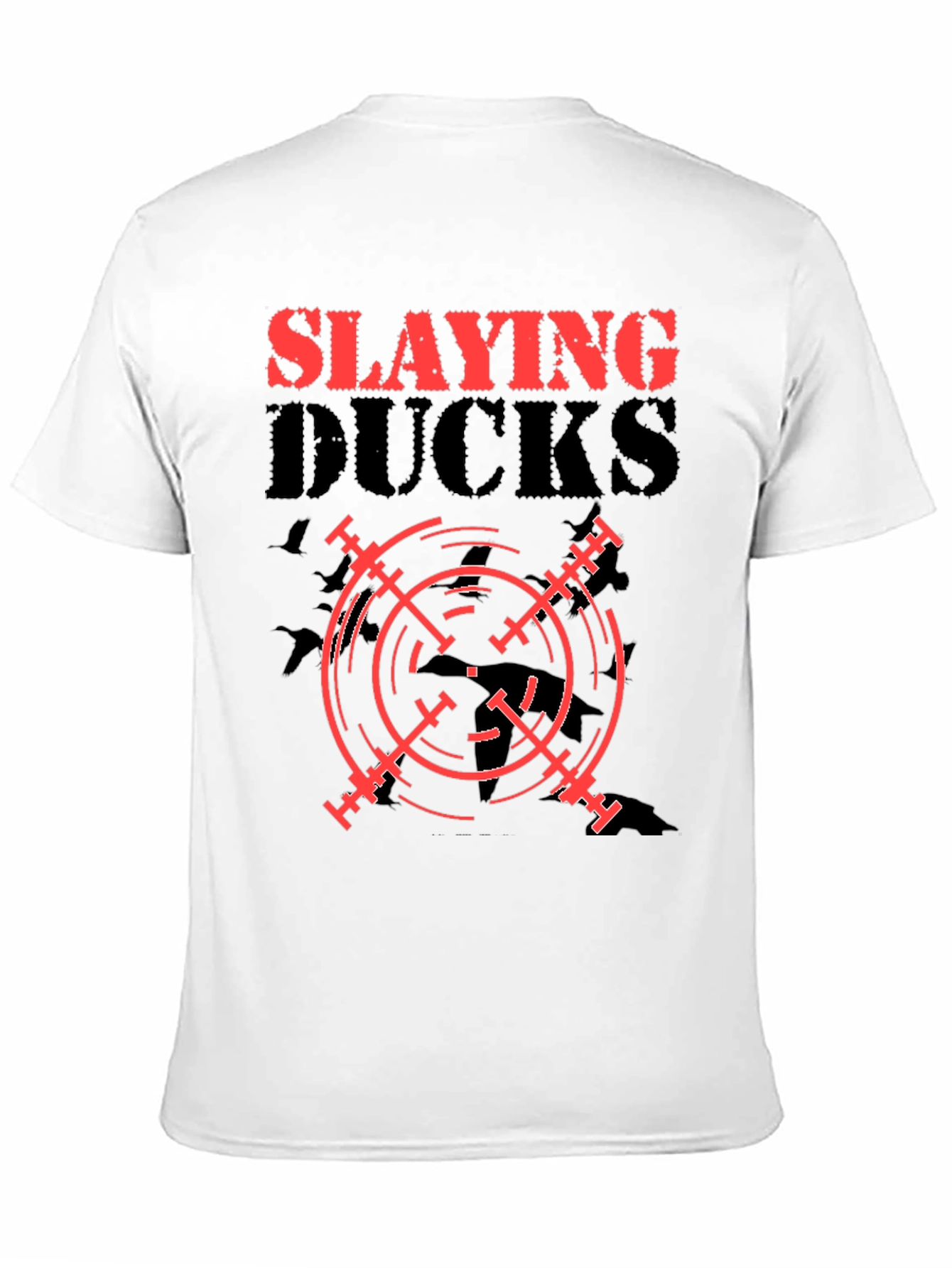 Slaying Ducks Black Graphic Tee