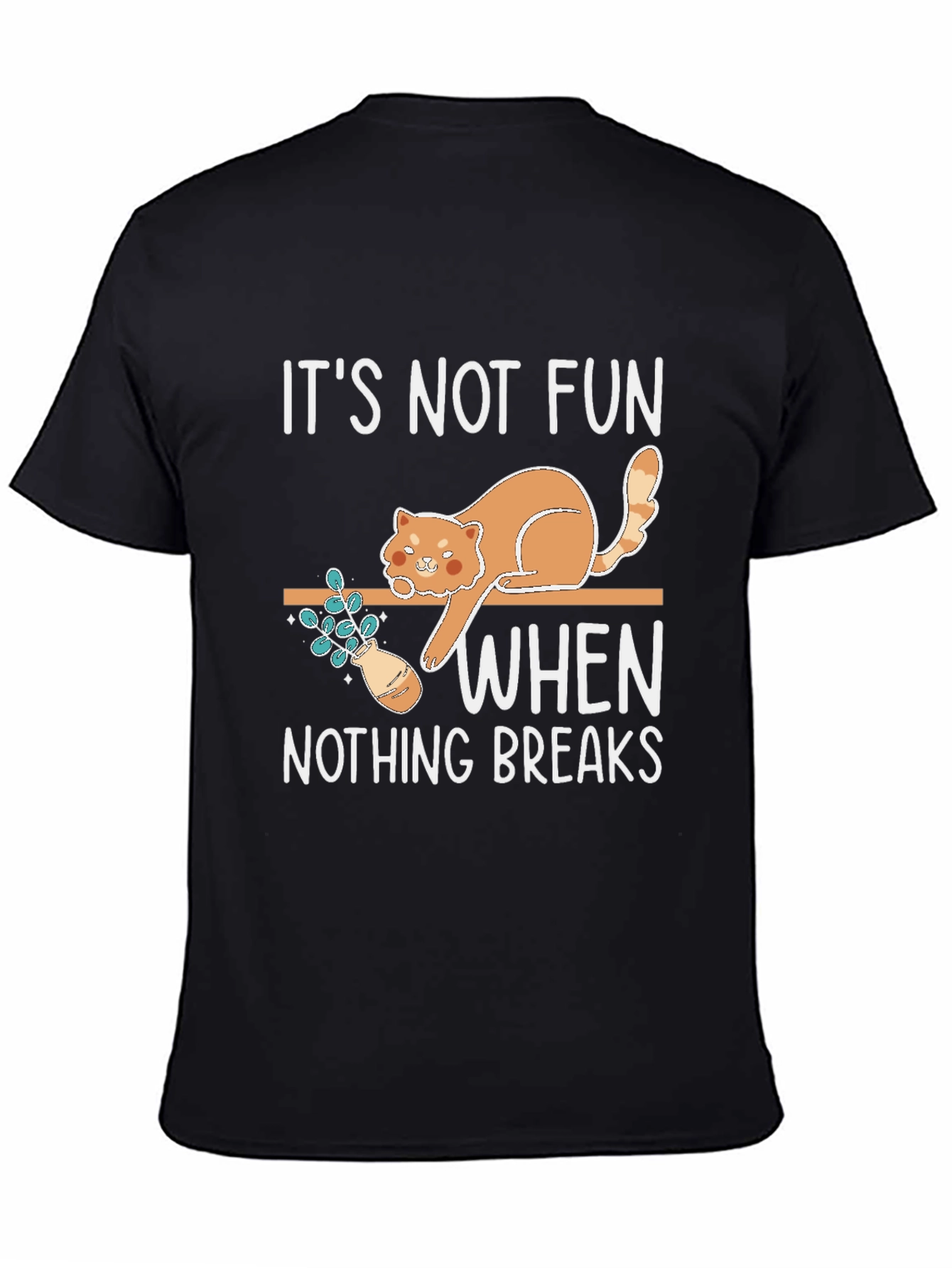 Funny Cat Graphic T-Shirt