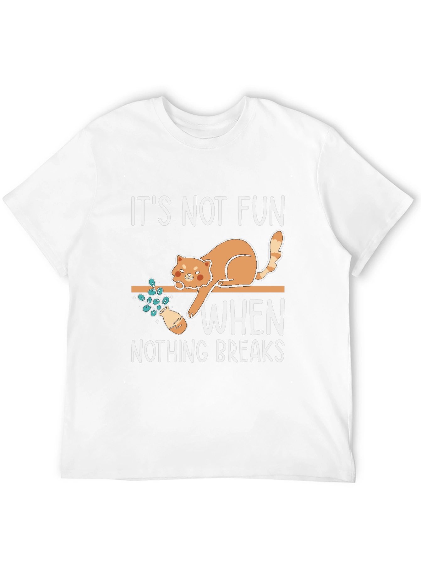 Funny Cat Graphic T-Shirt