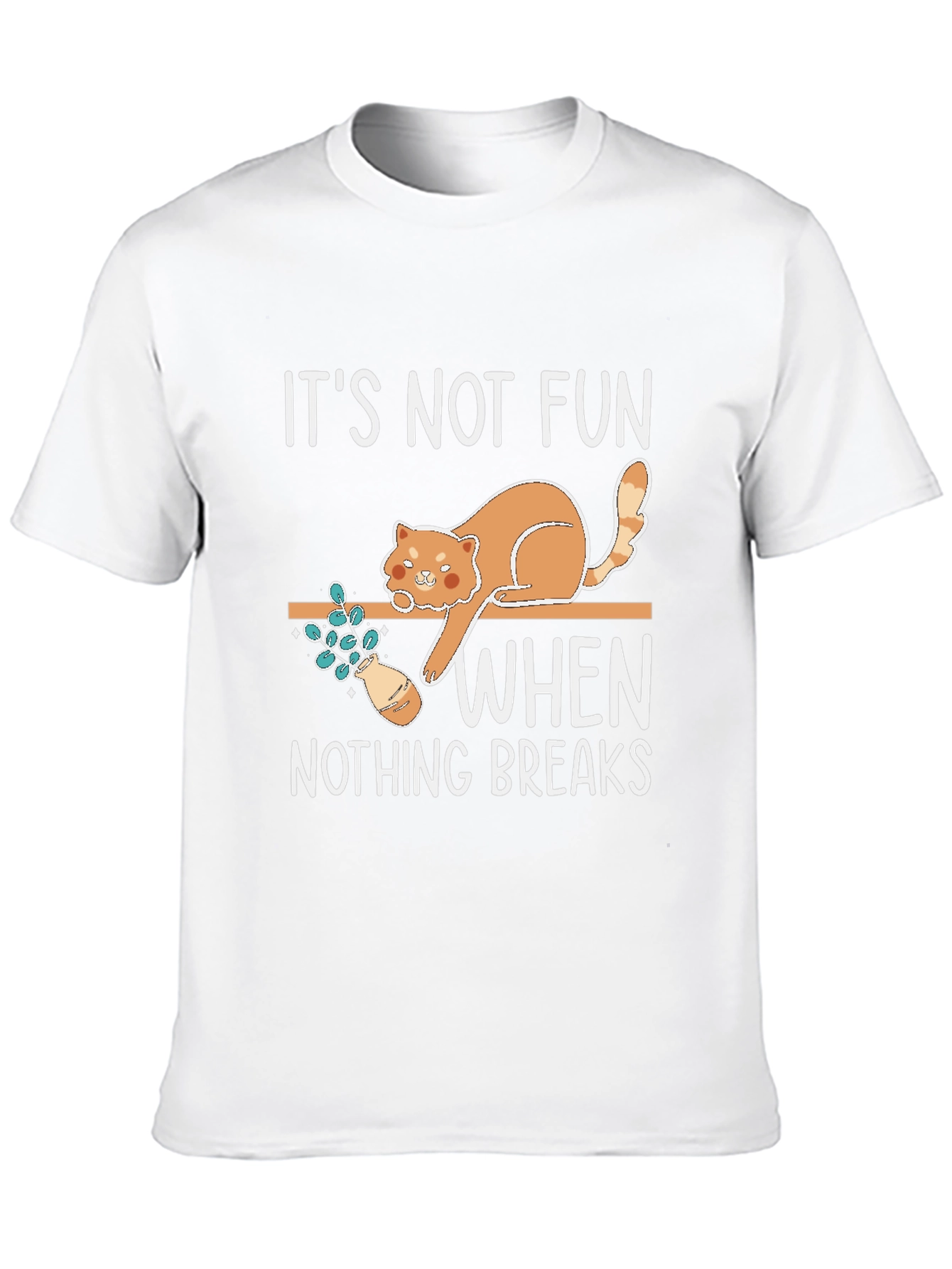 Funny Cat Graphic T-Shirt