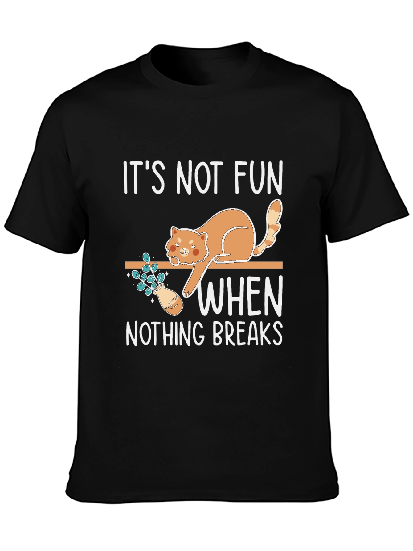 Funny Cat Graphic T-Shirt