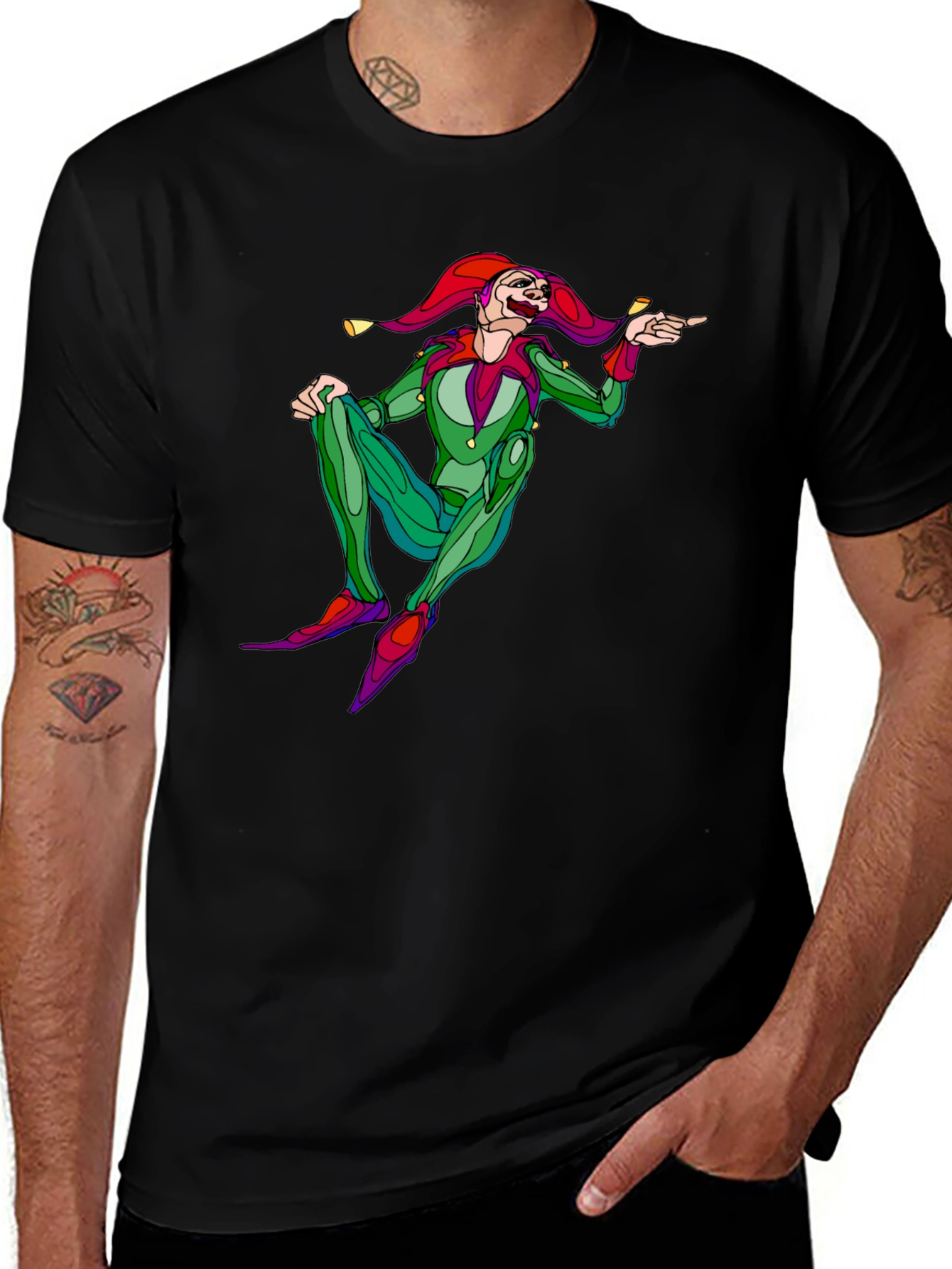 Jester Graphic Tee - Unique Design