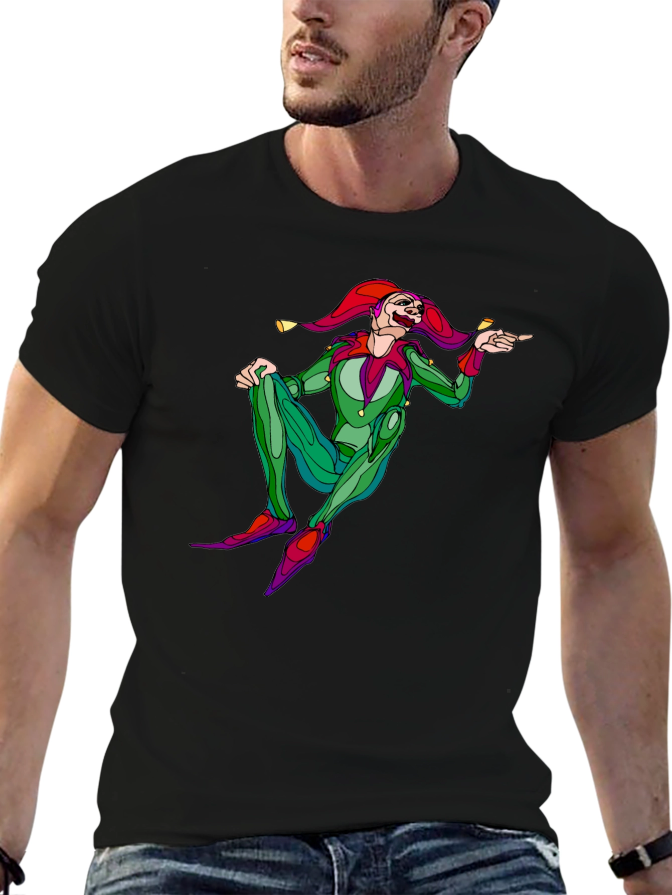Jester Graphic Tee - Unique Design