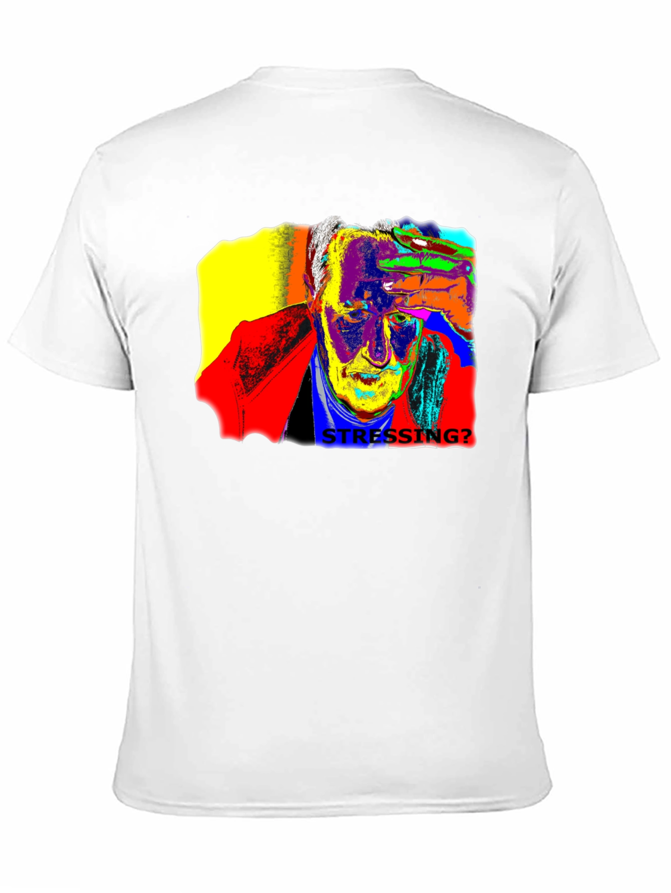 Stressing? Graphic Print Black T-Shirt