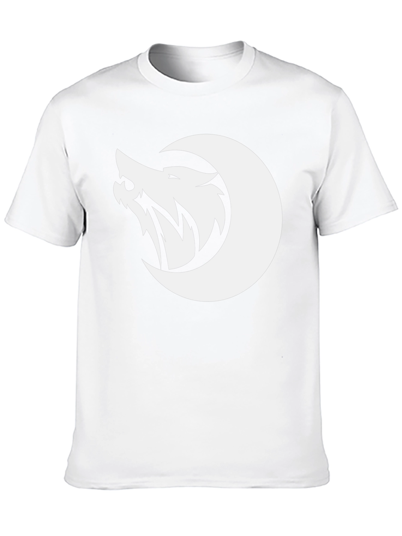 Wolf Moon Graphic T-Shirt - Black
