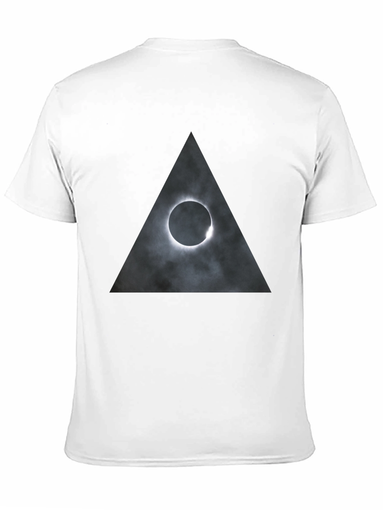Eclipse Triangle Graphic Tee - Mens Black T-Shirt