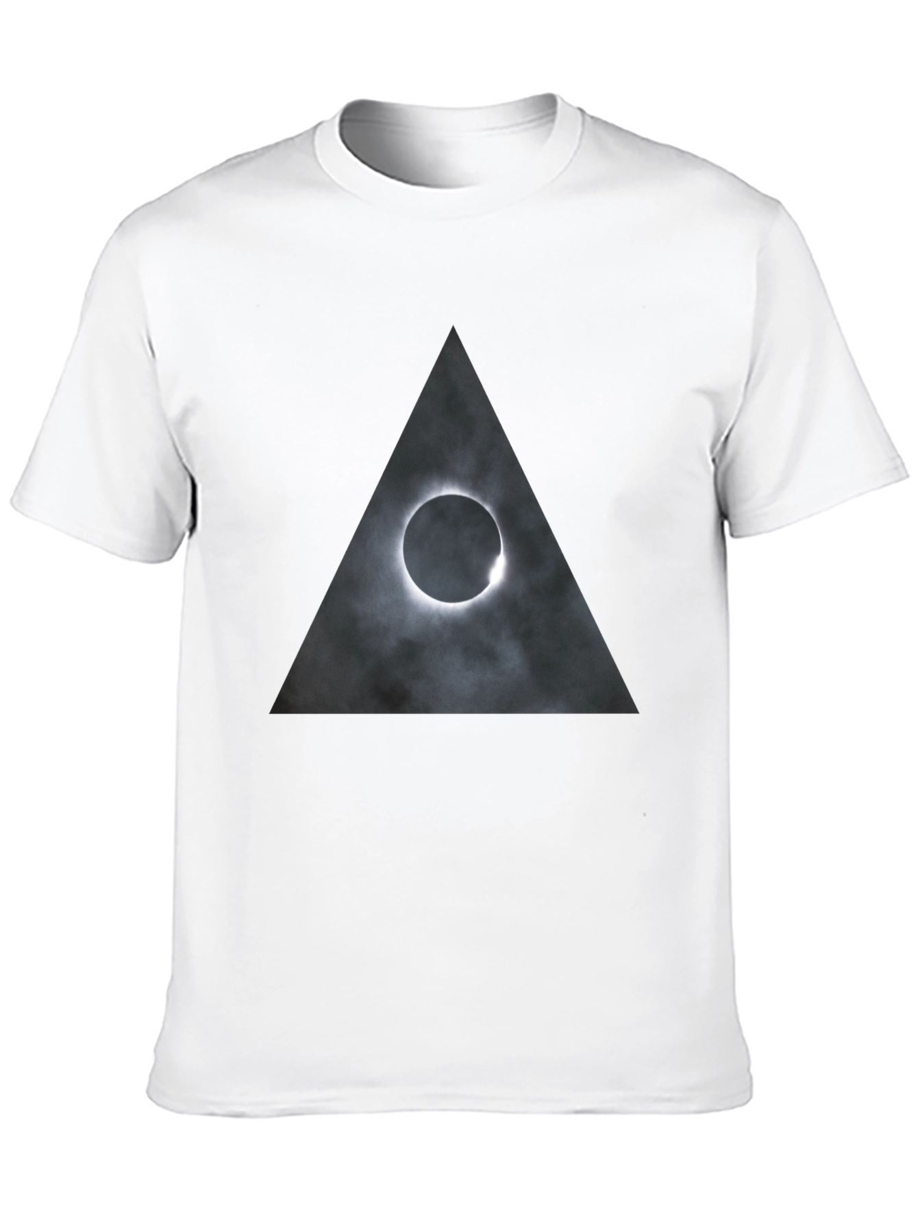 Eclipse Triangle Graphic Tee - Mens Black T-Shirt