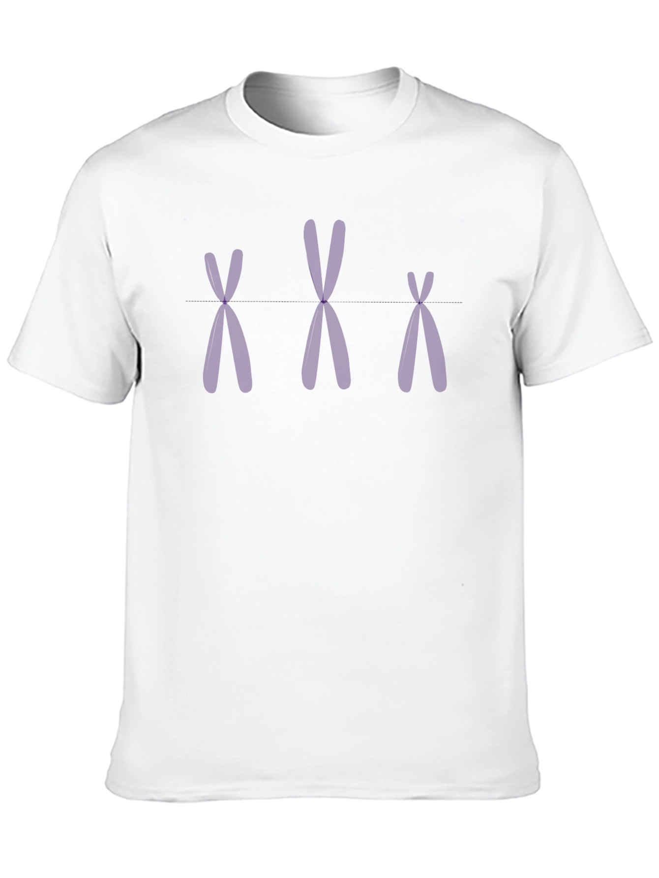 Triple Chromosome Black T-Shirt