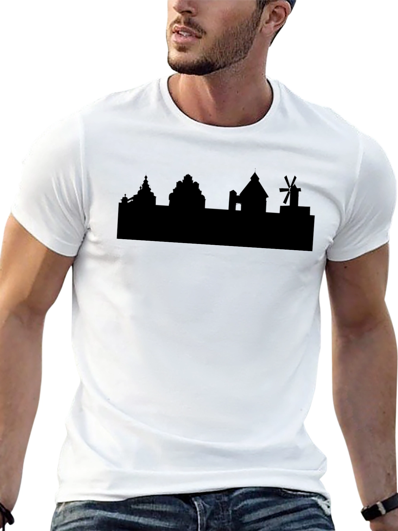 Silhouette City T-Shirt - Modern Graphic Tee