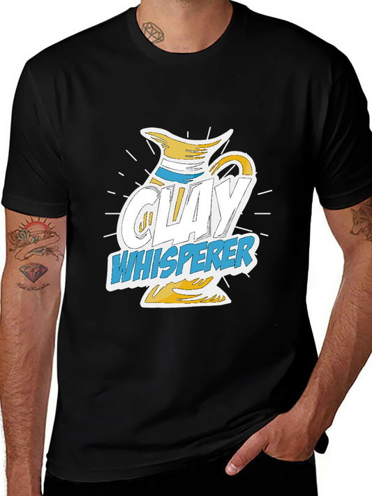 Clay Whisperer Graphic Tee - Pottery Lover T-Shirt