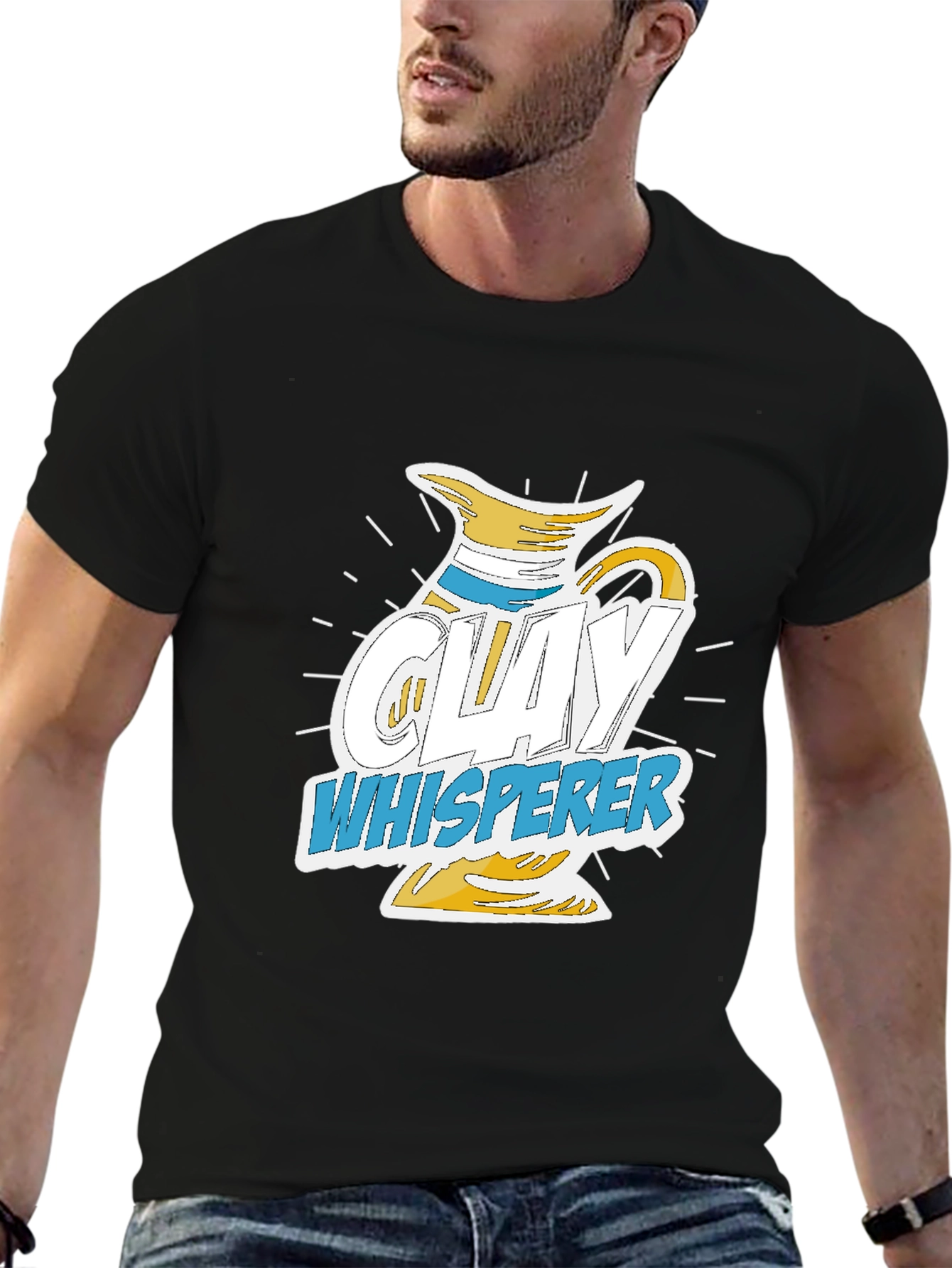 Clay Whisperer Graphic Tee - Pottery Lover T-Shirt