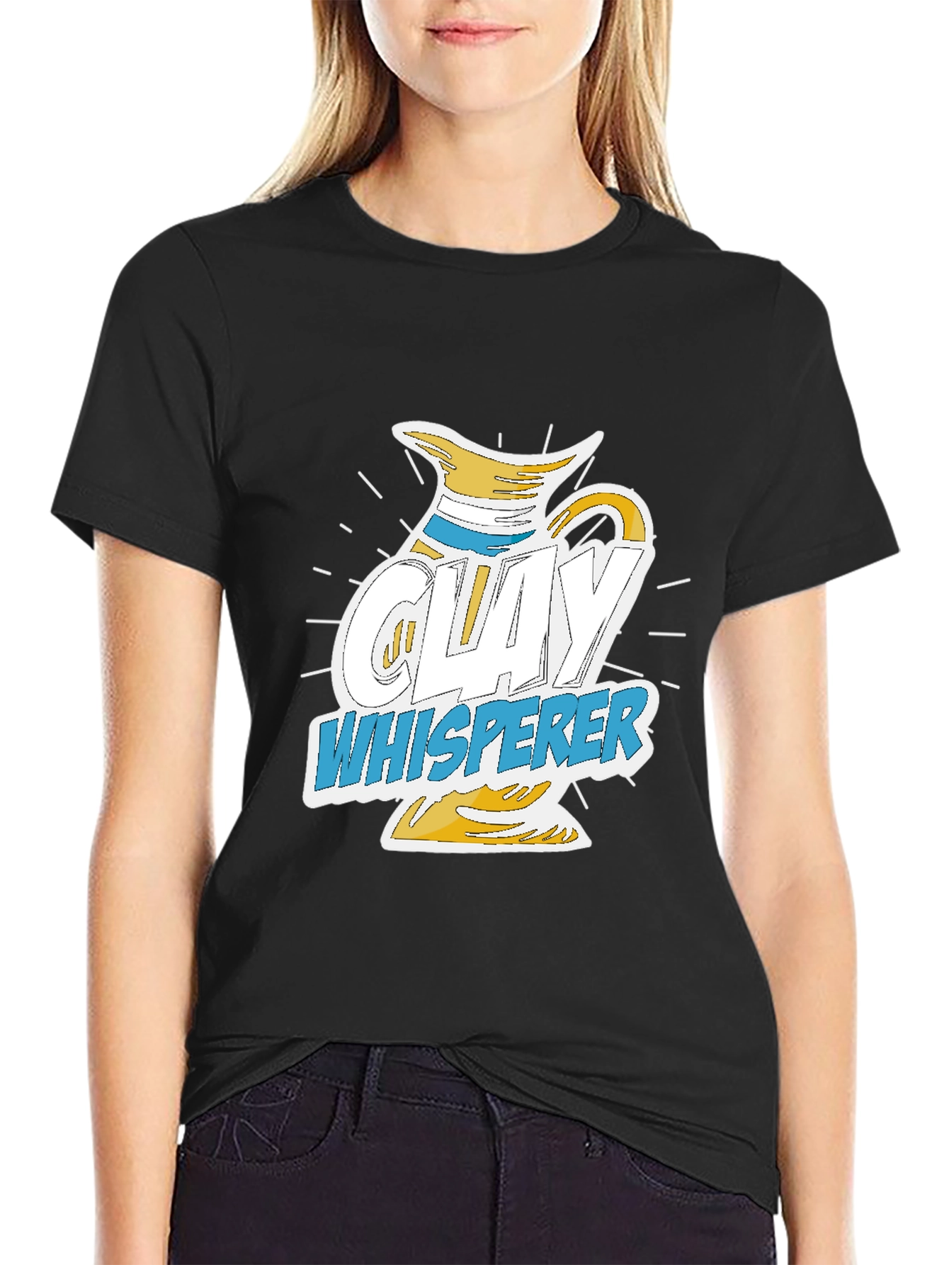 Clay Whisperer Graphic Tee - Pottery Lover T-Shirt