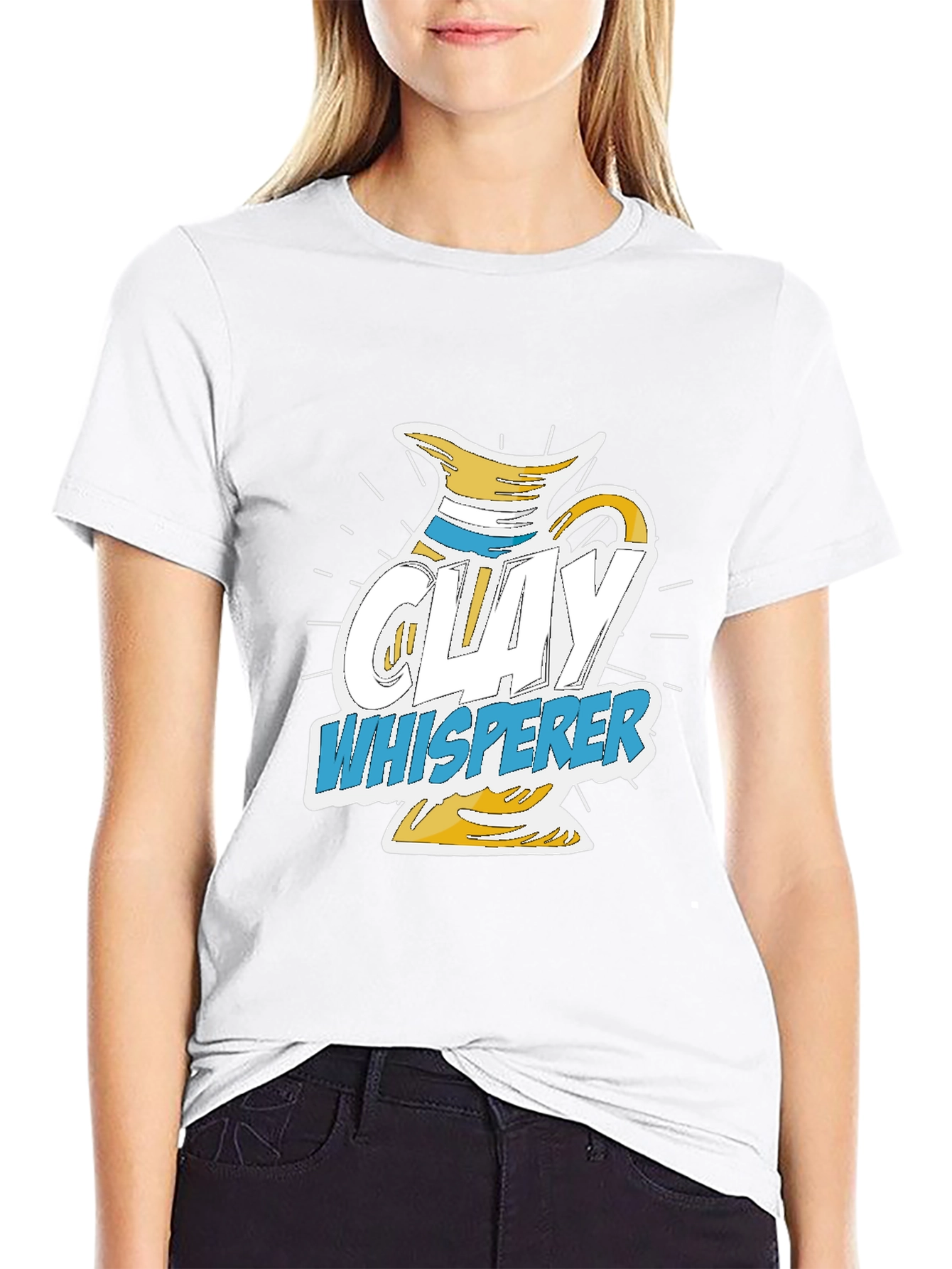 Clay Whisperer Graphic Tee - Pottery Lover T-Shirt